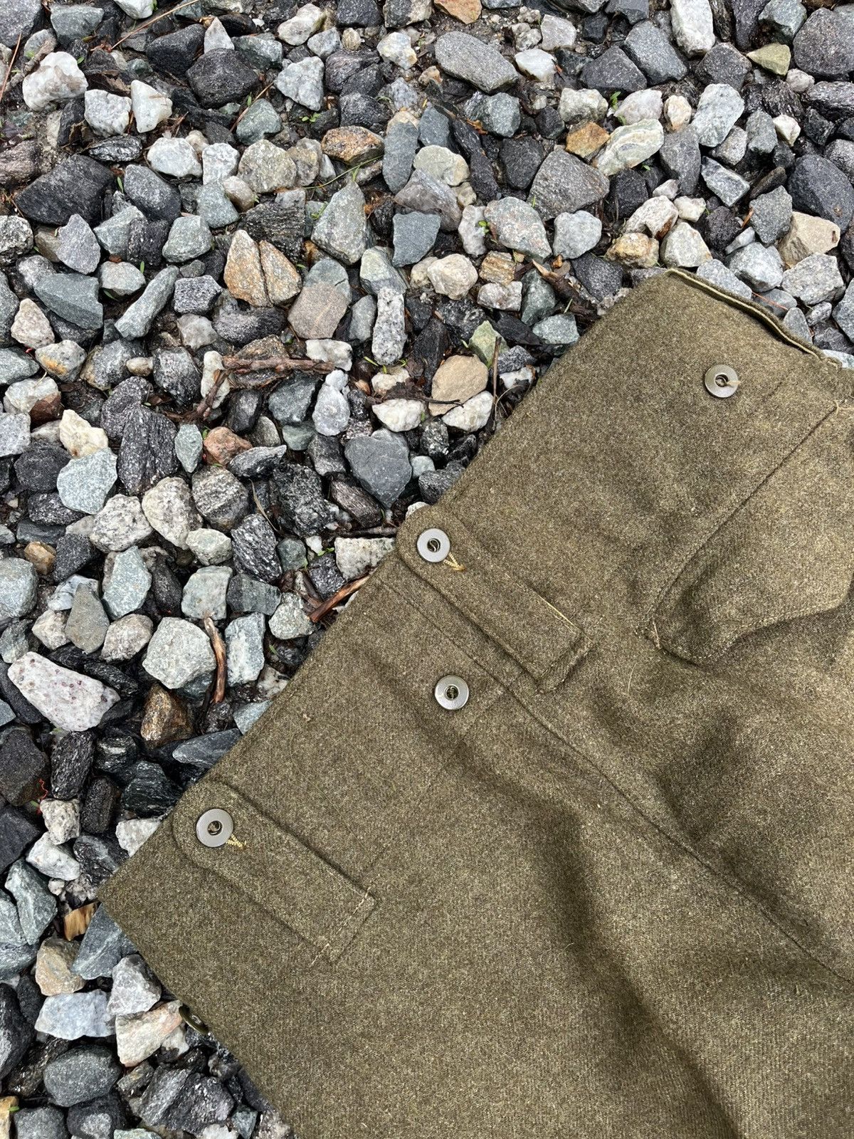 Vintage Vintage 40s WW2 British Battledress Wool Pants Size US 34 / EU 50 - 5 Thumbnail