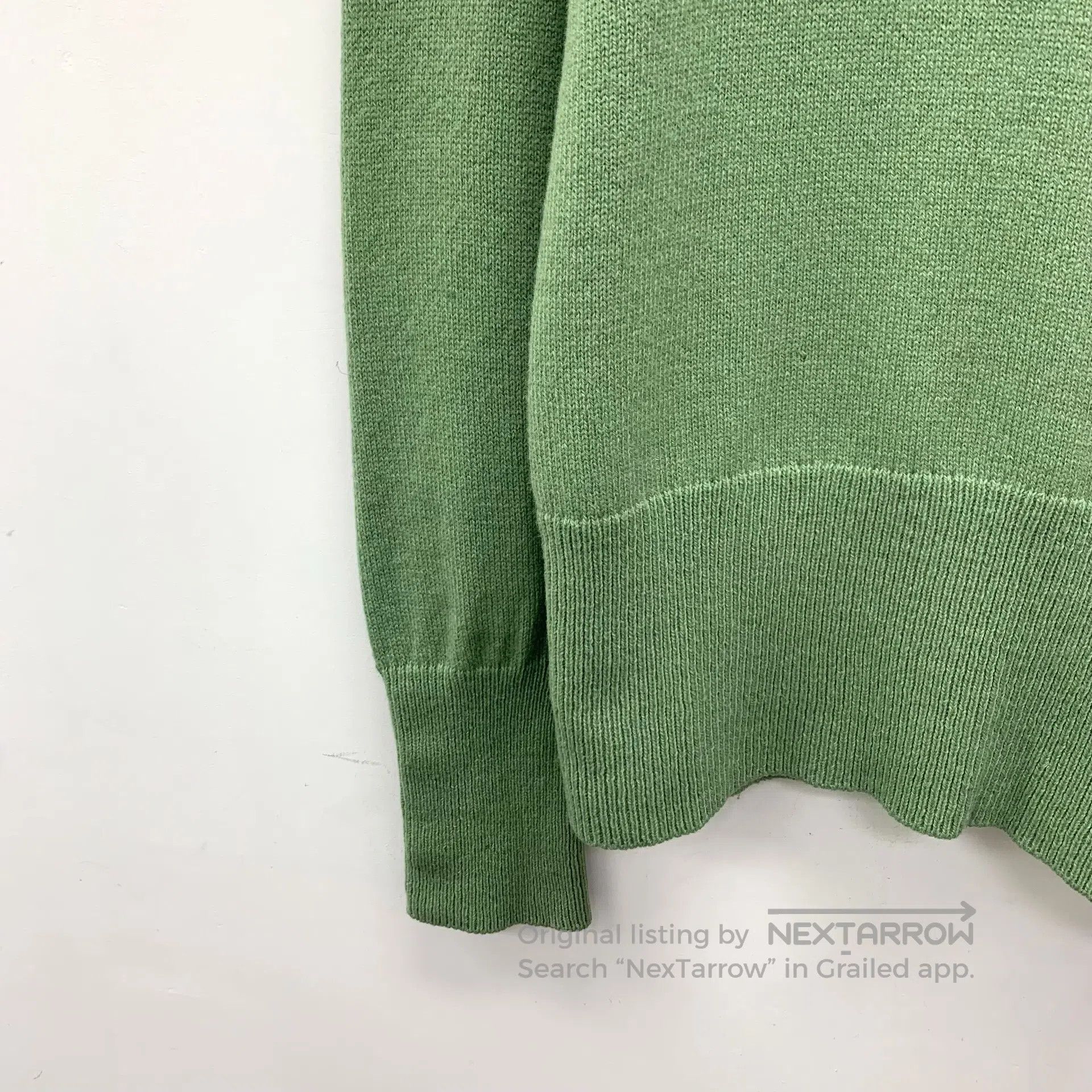 Thom Browne Thom Browne Green Classic Stripe Wool Round Neck Long Slee Size US M / EU 48-50 / 2 - 4 Thumbnail