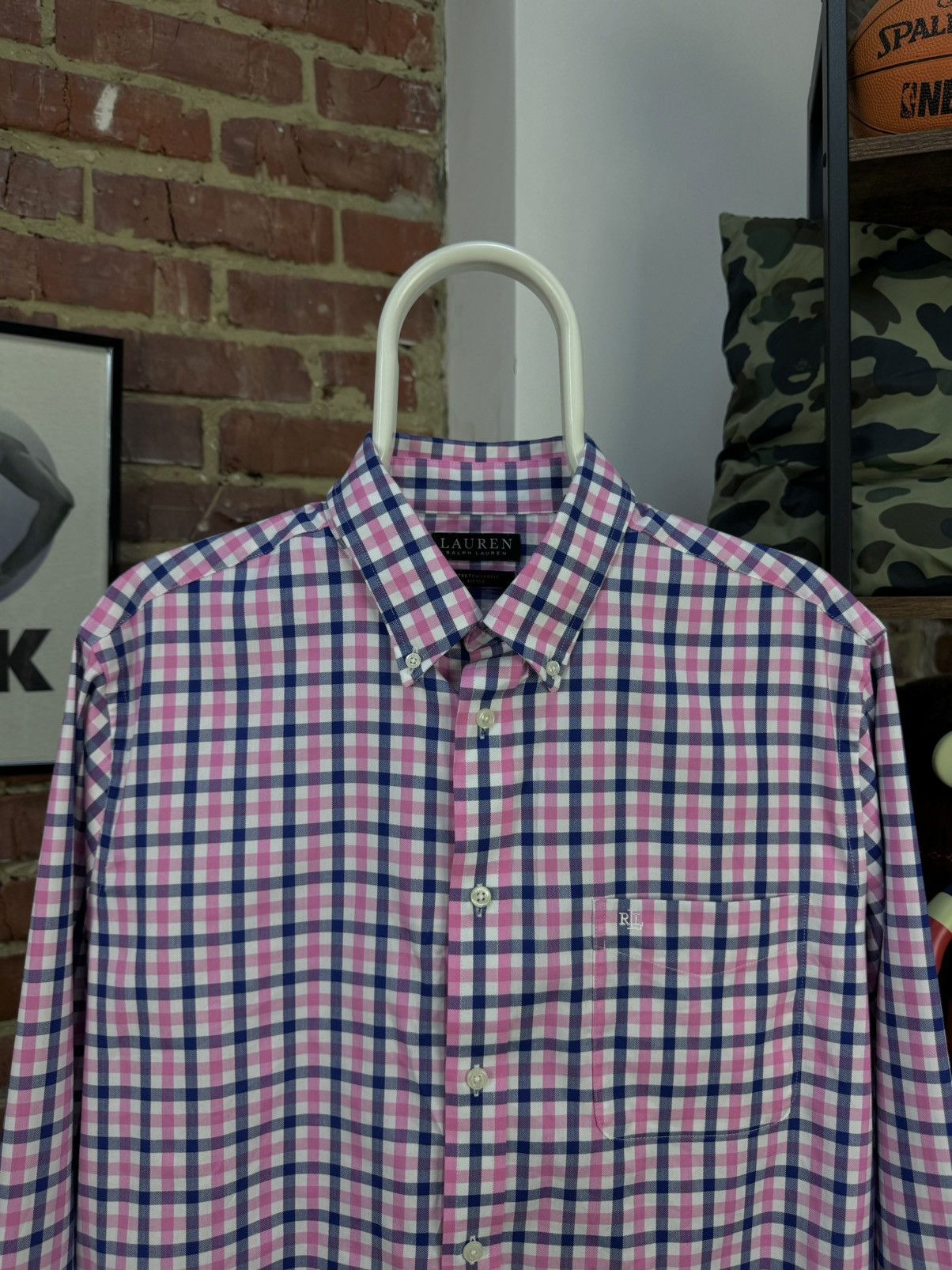 Lauren Ralph Lauren × Ralph Lauren Lauren Ralph Lauren Black Label Pink Multicolor Shirt Size US XL / EU 56 / 4 - 1 Thumbnail