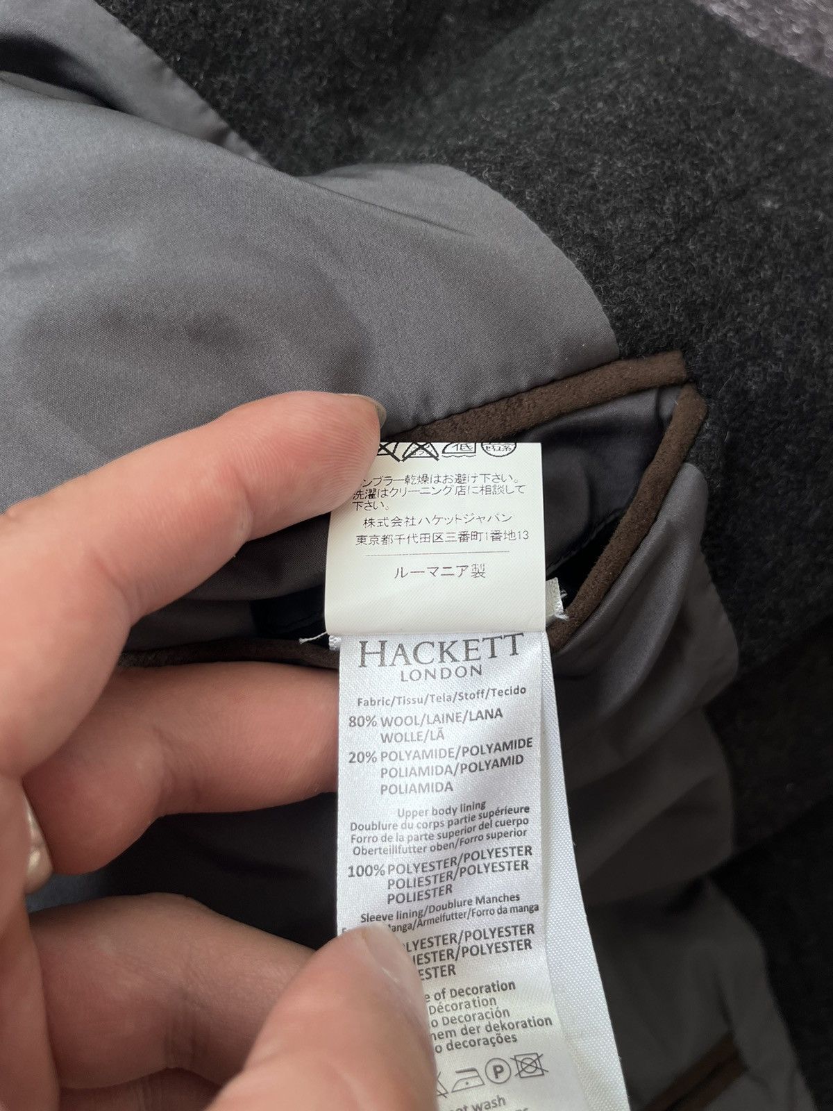 Hackett Hackett London Wool Blazer Jacket Grey Size 48R Size US M / EU 48-50 / 2 - 9 Thumbnail