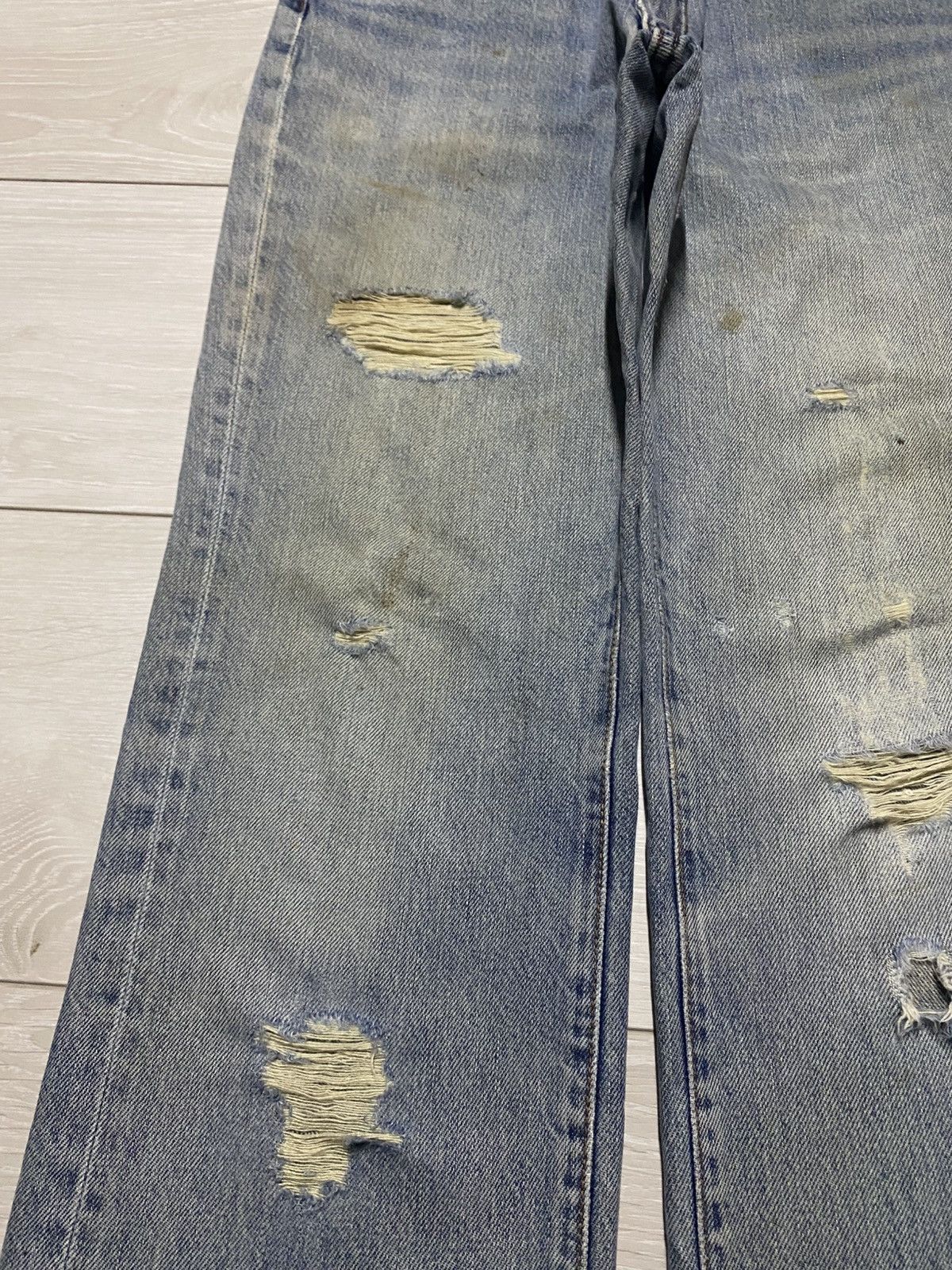 Big John Vintage Big John Grunge Distressed Straight Loose Jeans Size US 28 / EU 44 - 7 Thumbnail