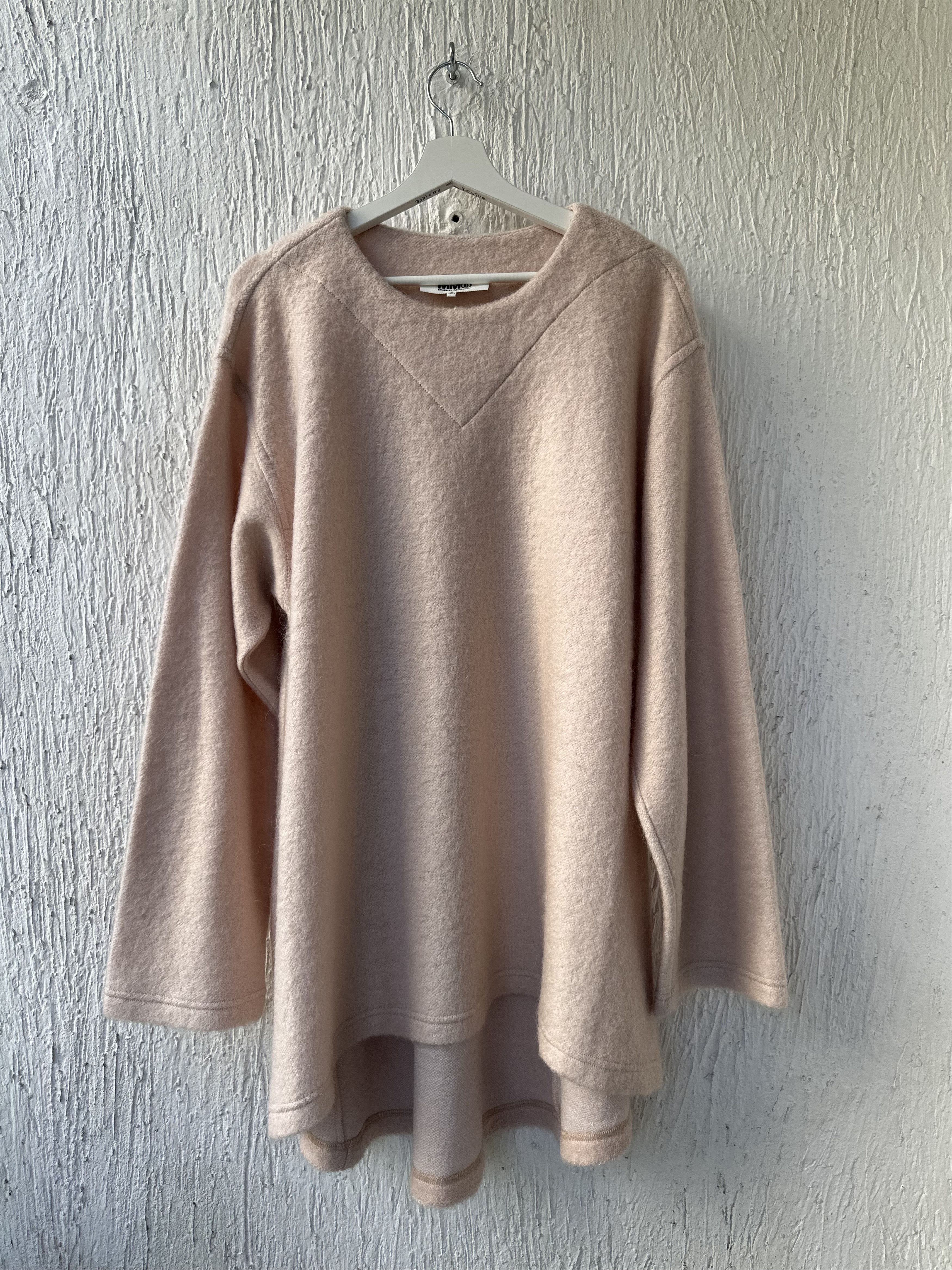 Maison Margiela mohair blend fuzzy knit sweater Size S / US 4 / IT 40 - 1 Thumbnail