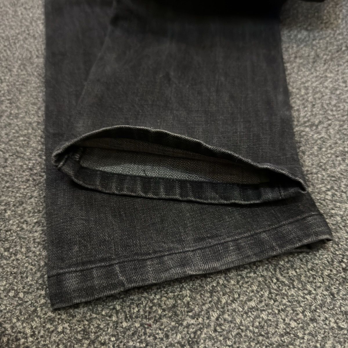 Hypebeast 🔥🇯🇵 90s Japanese Black Denim Whyworks Jeans Size US 34 / EU 50 - 12 Thumbnail