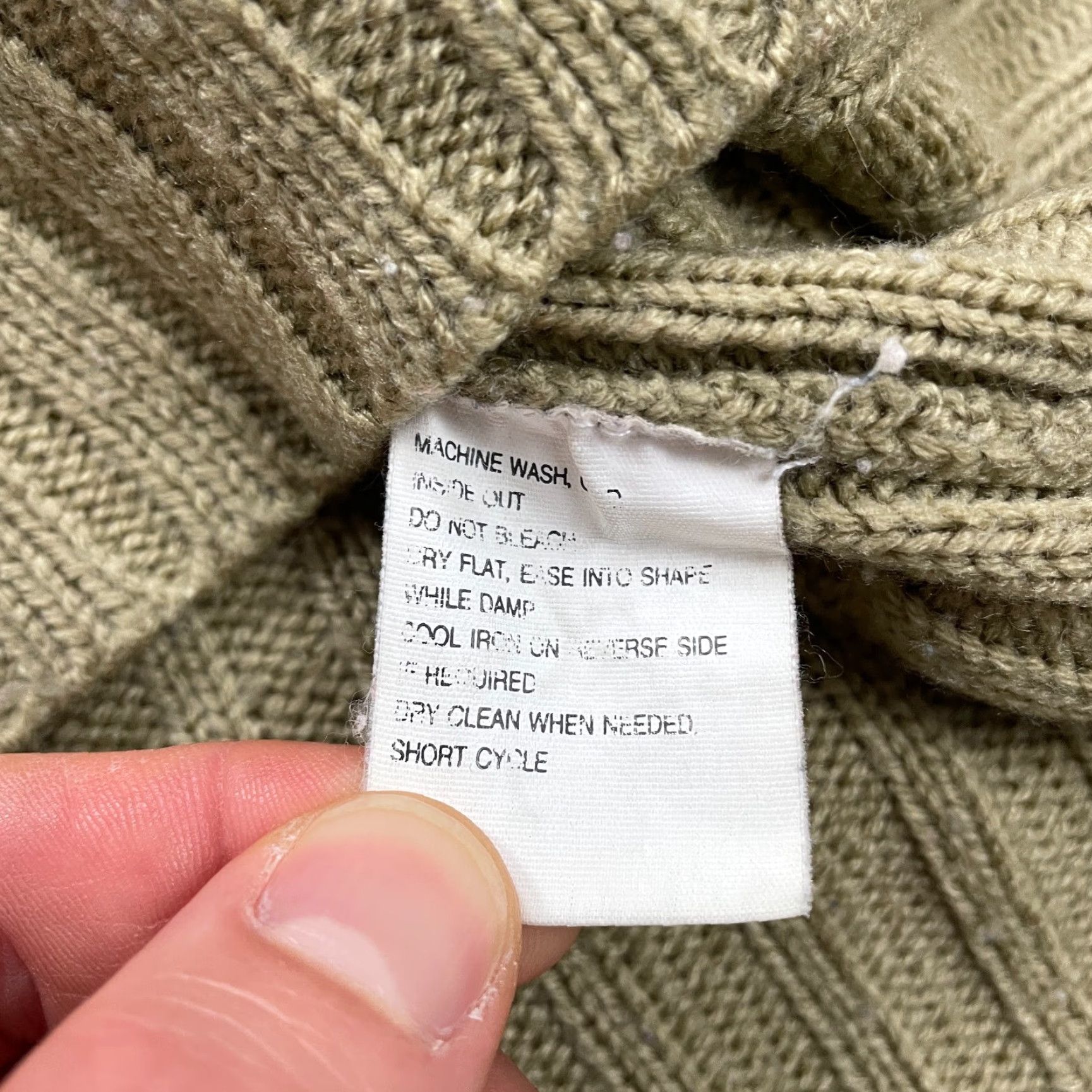 Vintage Ferruche Men’s Knit Pullover Sweater L Green Crew Neck Regular Fit - Solid Acrylic Casual Knit Sweatshirt - Mens Size US L / EU 52-54 / 3 - 6 Thumbnail