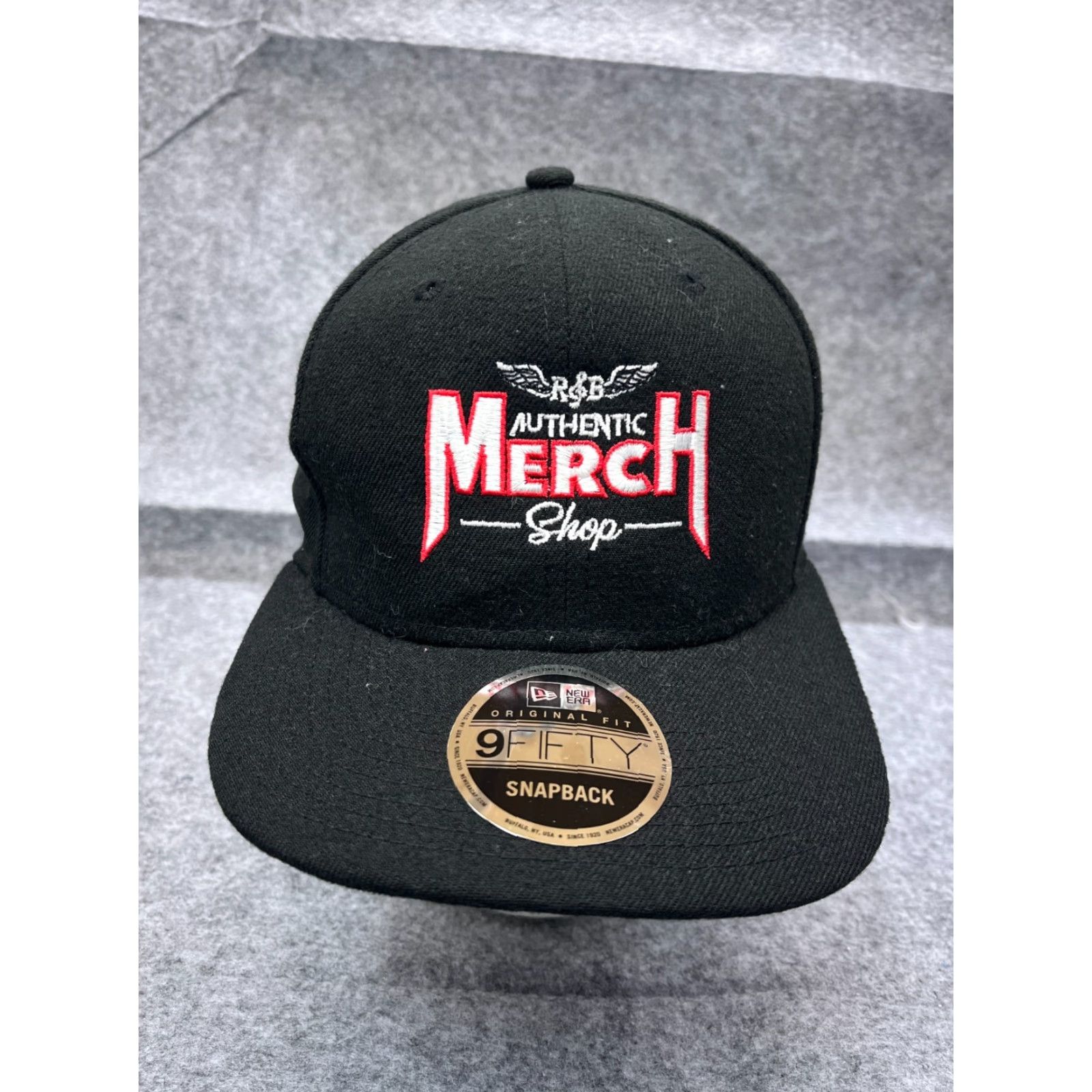 New Era New Era Hat Snap Back Adult One Size Black Poly 9Fifty Size ONE SIZE - 2 Thumbnail