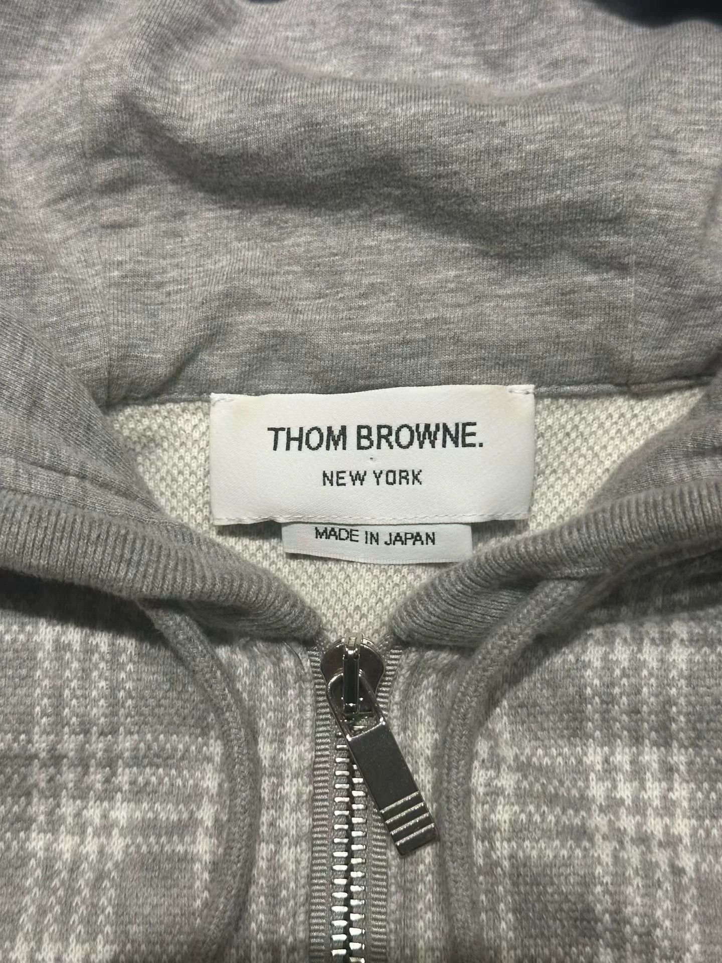 Thom Browne Thom Browne Plaid Zip Hoodie 4 2 Wears Size US XL / EU 56 / 4 - 5 Thumbnail