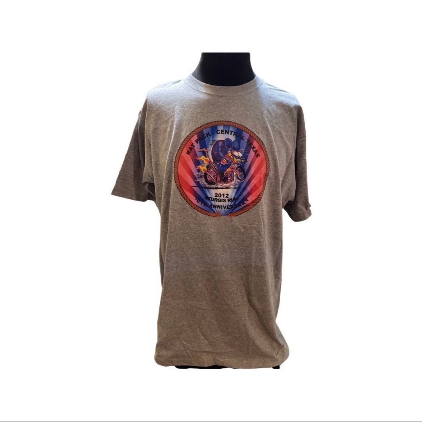 Anvil 2012 Sturgis Run 10th Anniversary T-Shirt XL Size US XL / EU 56 / 4 - 2 Thumbnail