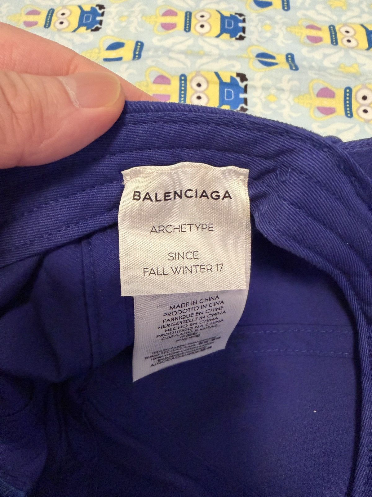 Balenciaga 🔴 Balenciaga Political Campaign Cap Hat - Archetype Blue Size ONE SIZE - 8 Thumbnail