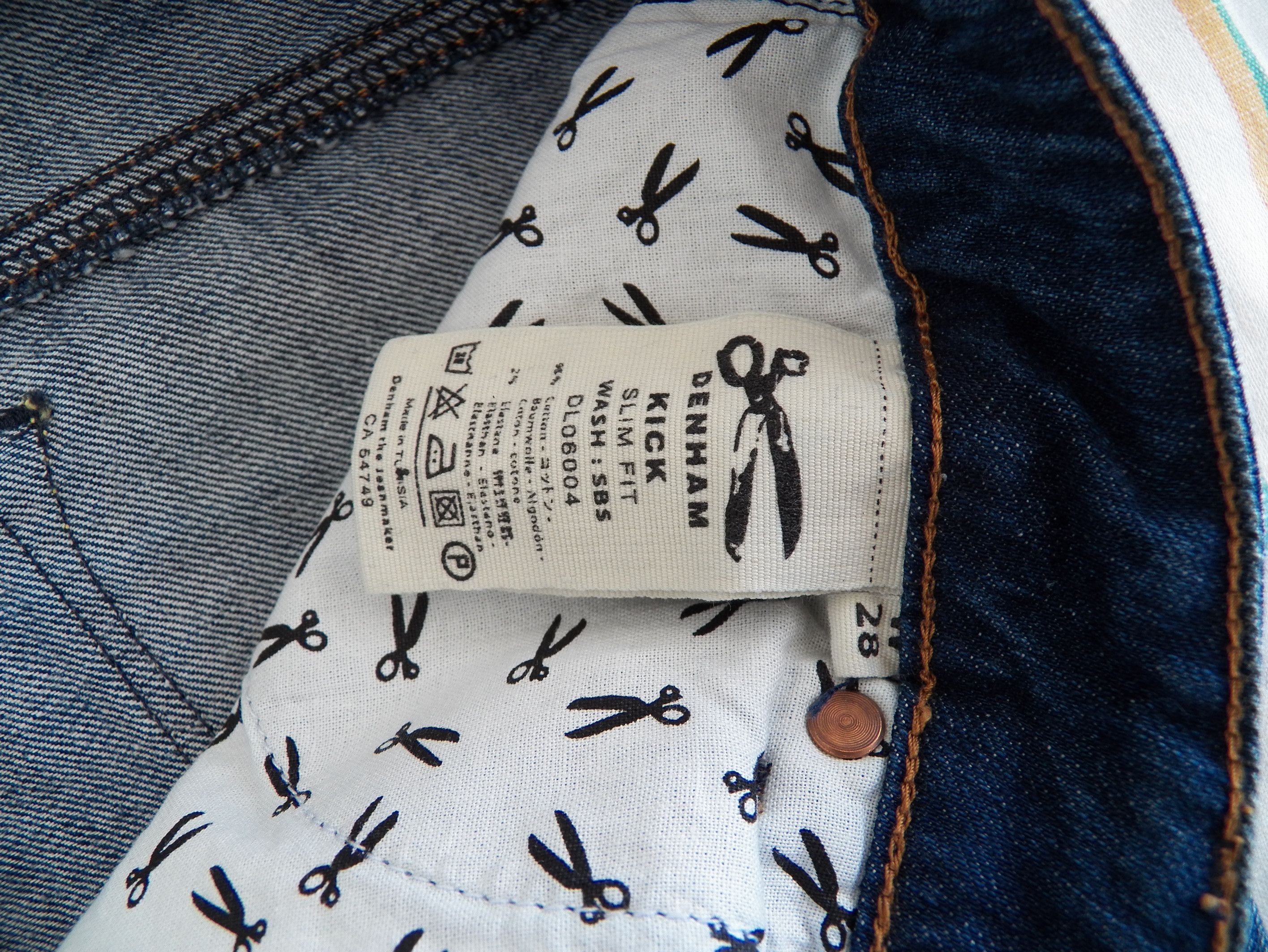 DENHAM Denham Kick Slim Fit Bootcut Jeans W28 L32 Twill Denim SBS Size 28" / US 6 / IT 42 - 4 Thumbnail