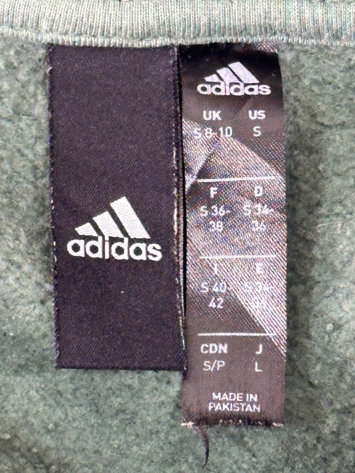Adidas Adidas Logo Pullover Sweatshirt Green Men's Small Green Size US S / EU 44-46 / 1 - 8 Thumbnail