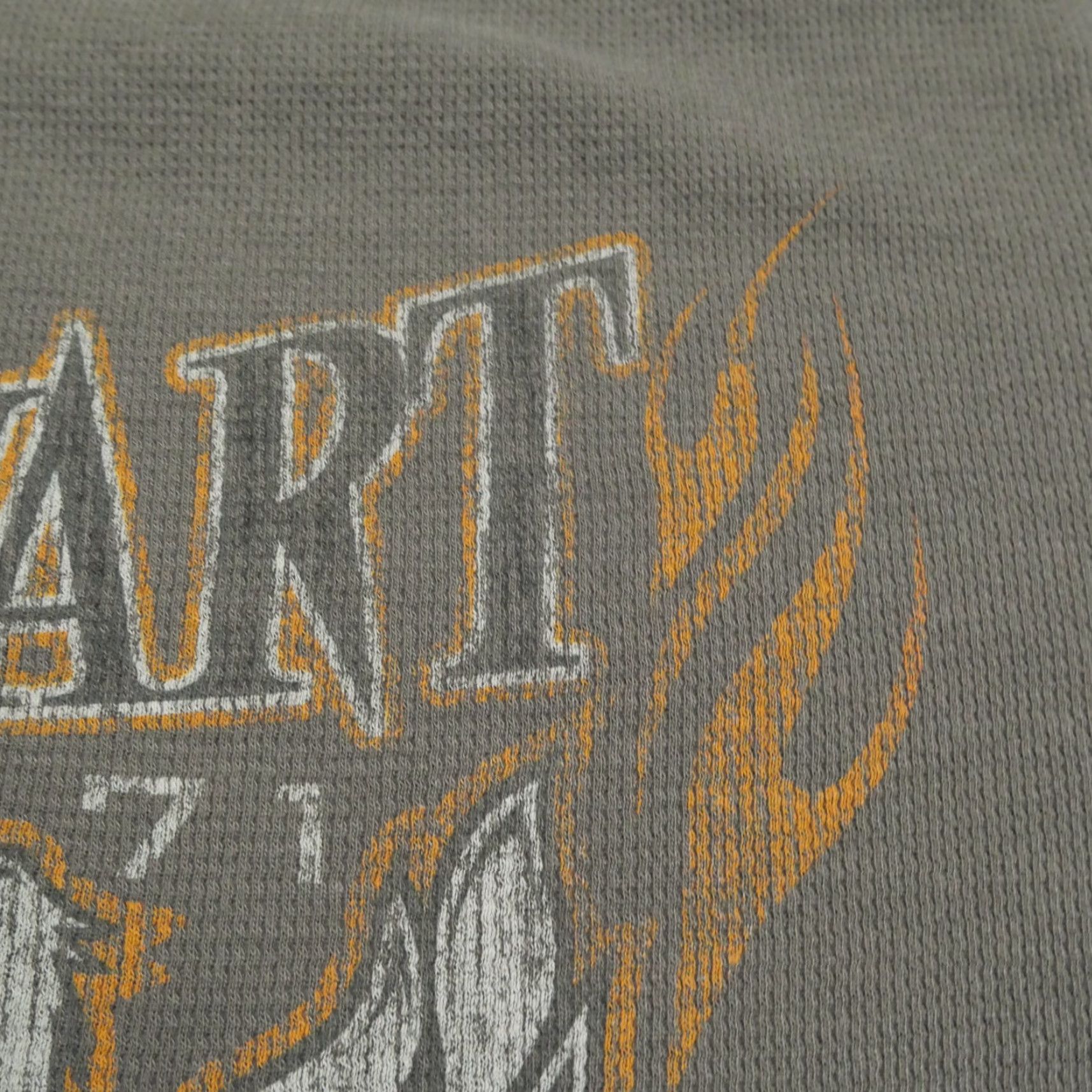 Chase Authentics VINTAGE Chase Authentics Tony Stewart Shirt Adult Medium Grey Thermal Crew Neck Long Sleeve Cotton Men T-Shirt 90s/2000s Graphic Distressed Size US M / EU 48-50 / 2 - 4 Thumbnail