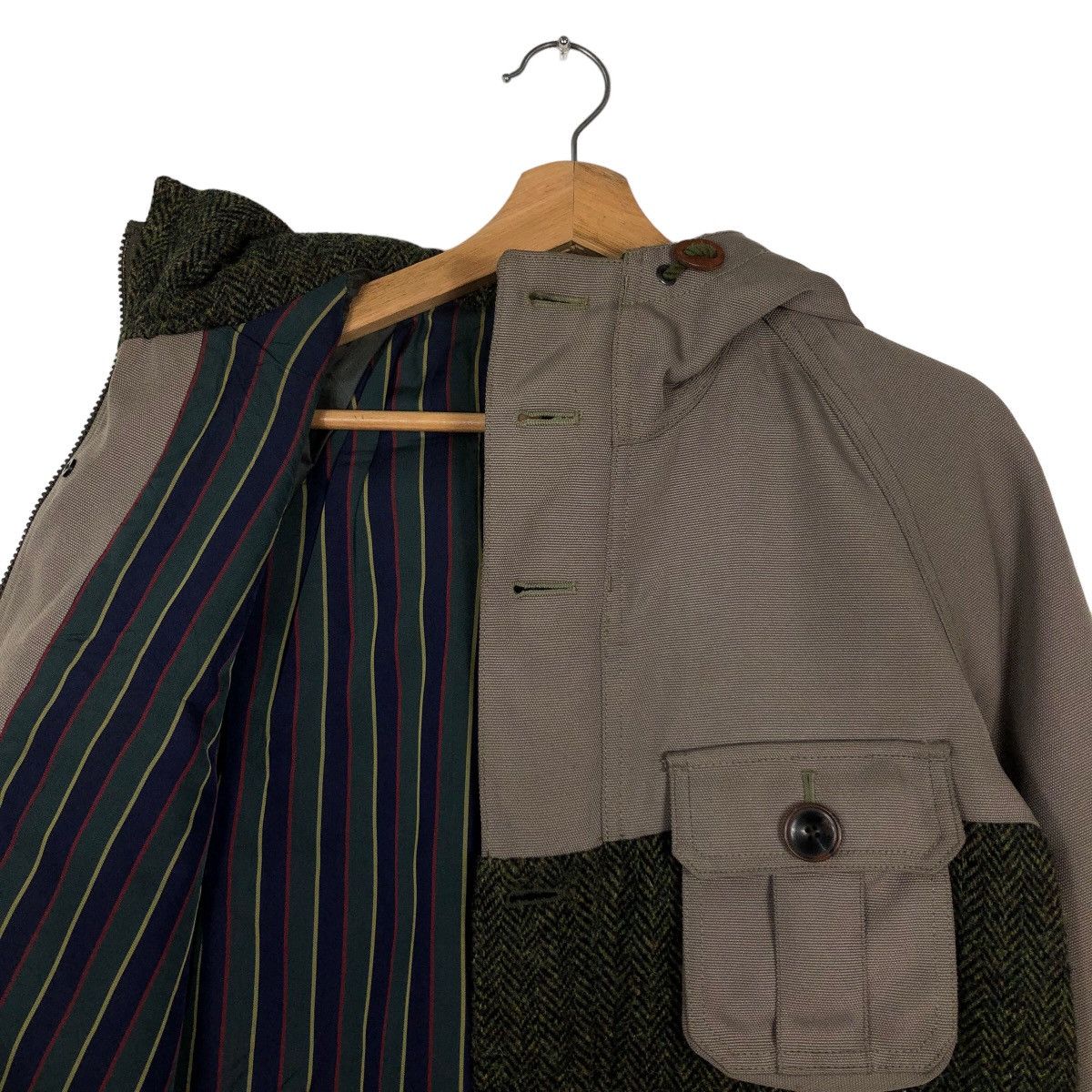 Harris Tweed 90’s Vintage Harris Tweed Dufflers Wool Jacket Cargo Pocket Size US M / EU 48-50 / 2 - 11 Thumbnail