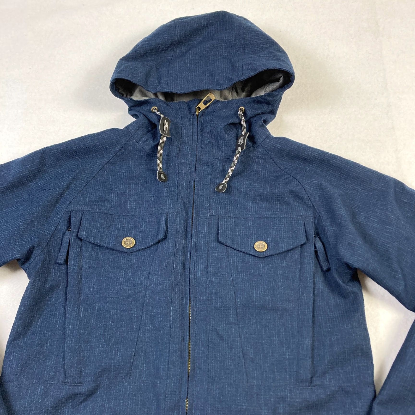 Vintage VINTAGE Ride Snowboard Cappel Jacket Women's XS Blue Strata HD II 10K Full Zip Outdoors Size XS / US 0-2 / IT 36-38 - 4 Thumbnail