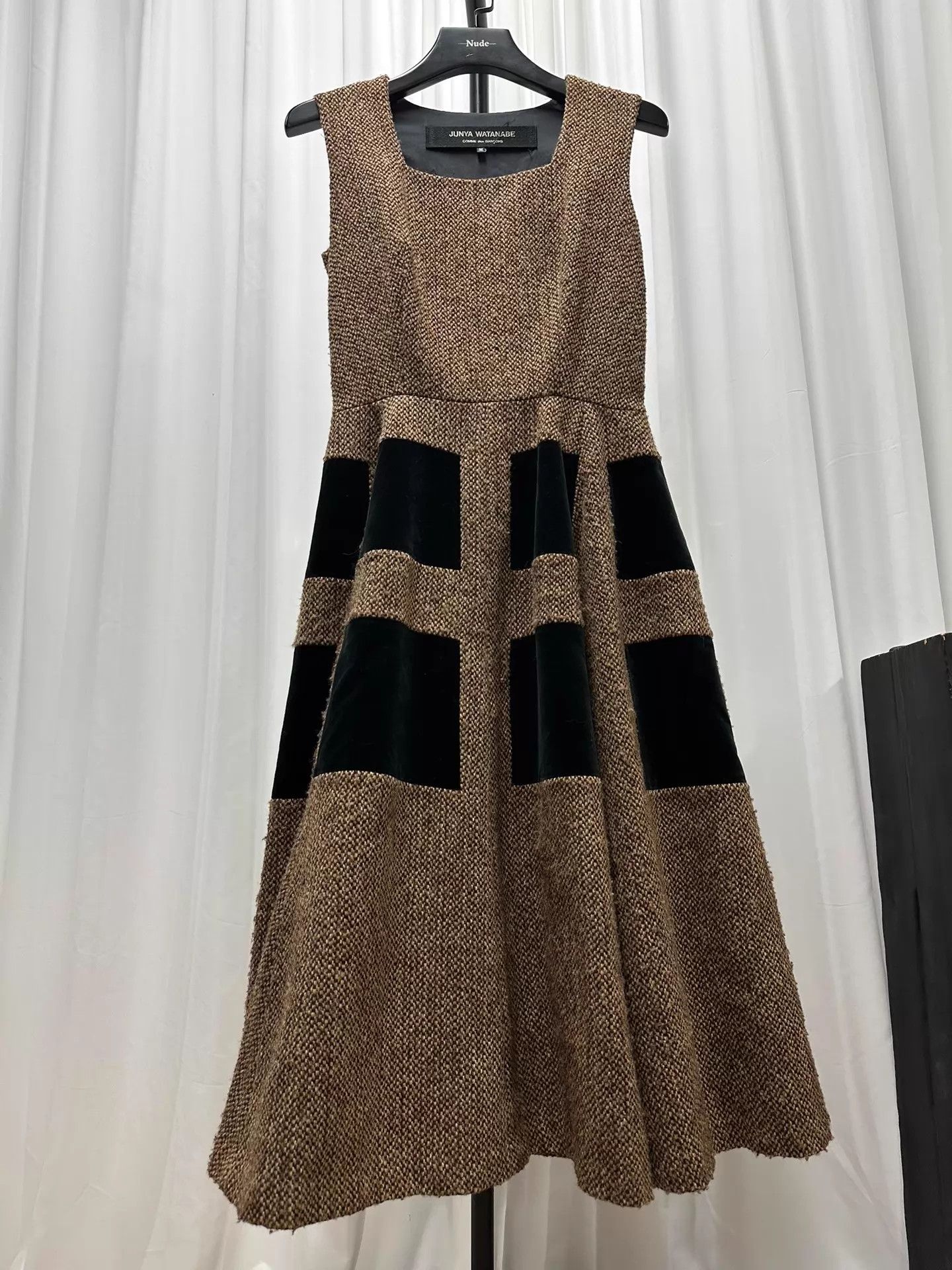 Junya Watanabe Junya Watanabe 99AW M Chunky Knit Color Block Dress Size M / US 6-8 / IT 42-44 - 1 Thumbnail