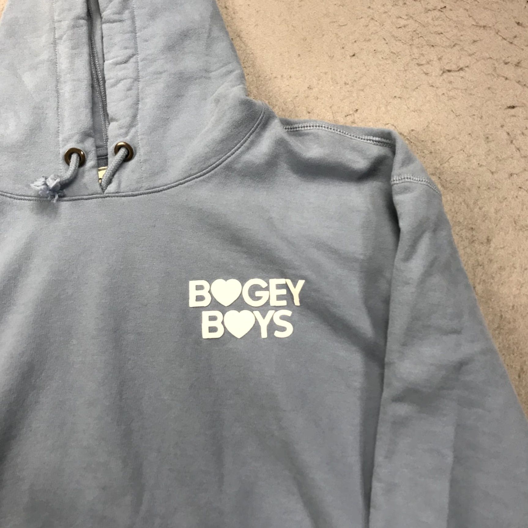 Logo 7 Bogey Boys Hoodie Mens XL Blue Cotton Logo Golf Ebbets Field Flannels Sweatshirt Size US XL / EU 56 / 4 - 3 Thumbnail