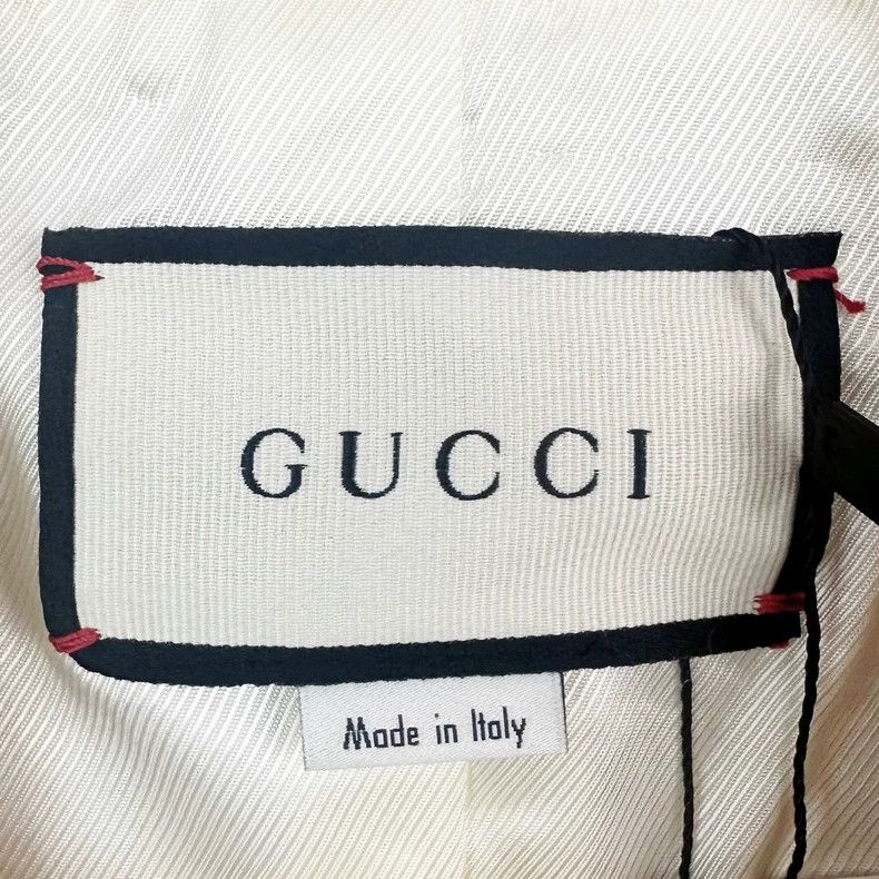 Gucci Gucci Size 38 Beige gold-buttoned suit coat 2502-Nextarrow Size US S / EU 44-46 / 1 - 5 Thumbnail