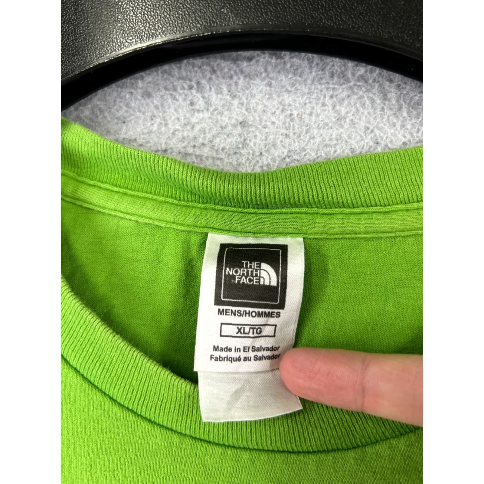 The North Face VINTAGE The North Face Shirt Mens XL Green Logo Front Short Sleeve Cotton Jersey T-Shirt 90s Outdoor Mens Size US XL / EU 56 / 4 - 7 Thumbnail