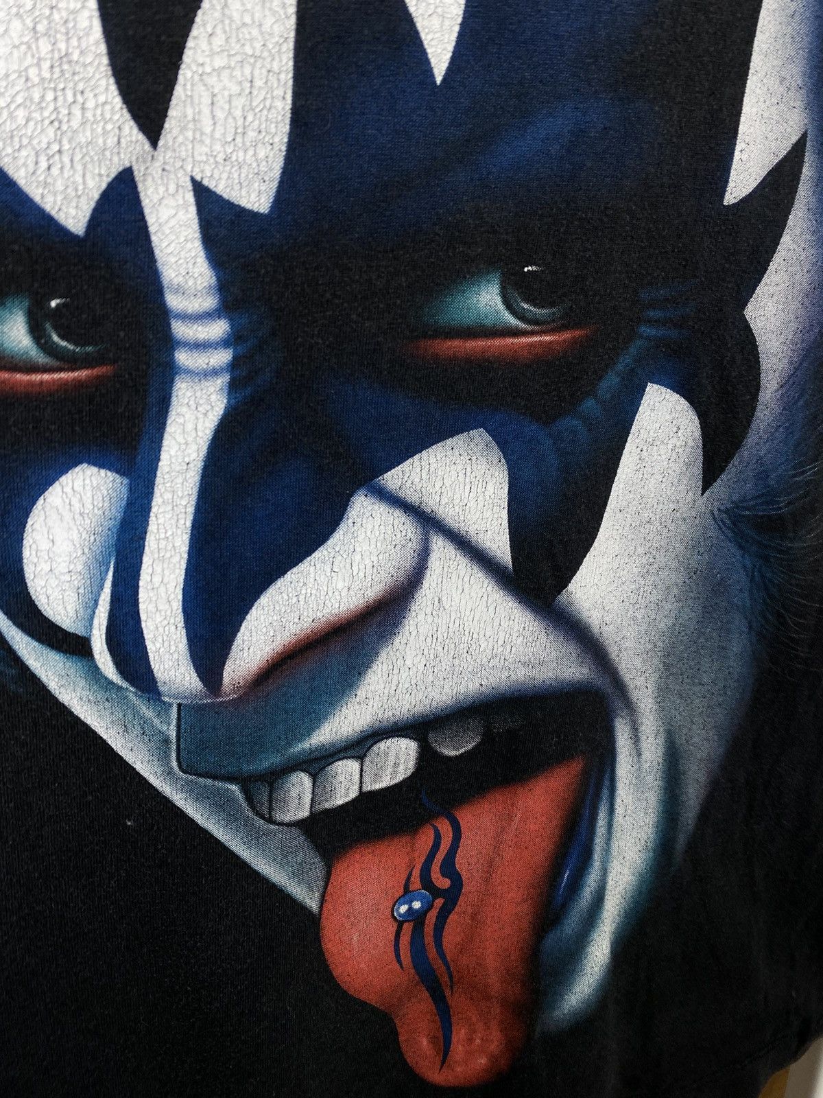 KISS 🎸Vintage T-Shirt KISS Big Logo VTG Tee🎸 Size US M / EU 48-50 / 2 - 6 Thumbnail
