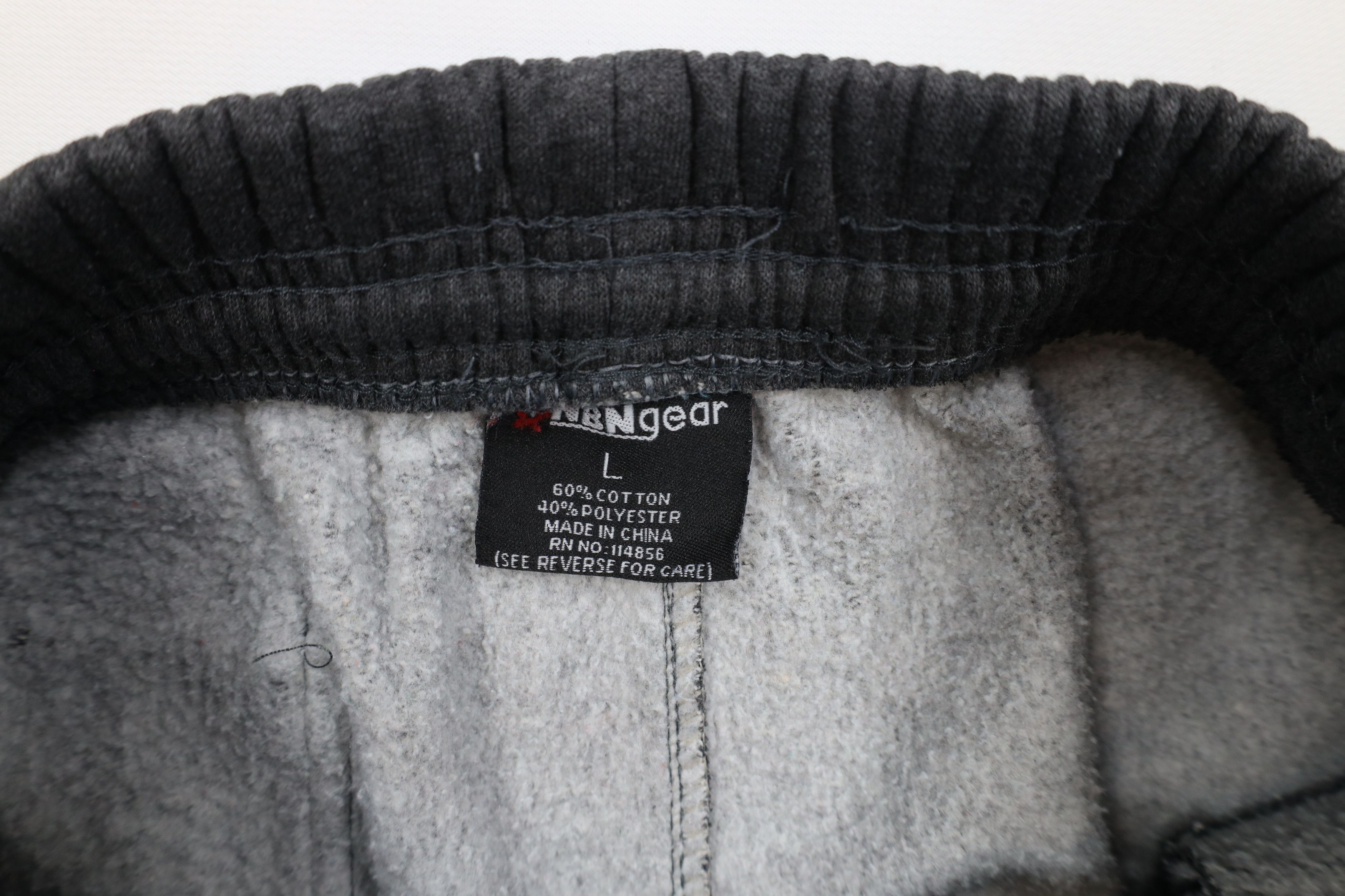 Vintage Vintage 90s Y2K Streetwear Heavy Wide Leg Cargo Sweatpants Size US 36 / EU 52 - 6 Thumbnail
