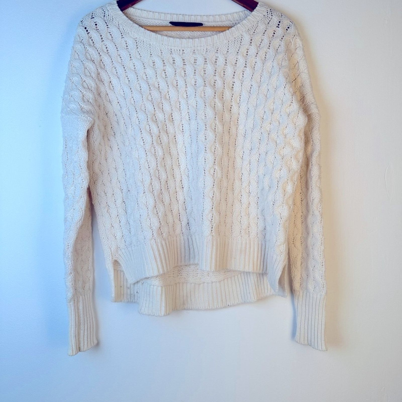 BB Dakota Jack by BB Dakota Cable Knit Sweater Size XS / US 0-2 / IT 36-38 - 2 Thumbnail