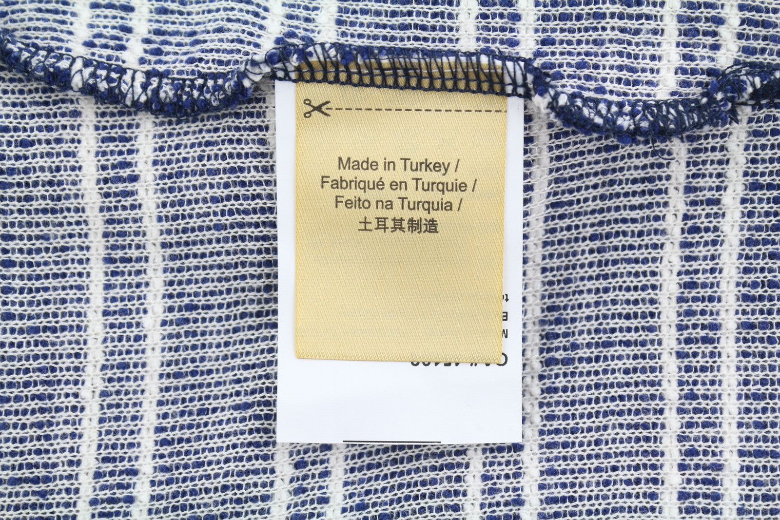 Scotch & Soda M Blue Striped Soft Material Crew Neck Pull On 91031 Size US M / EU 48-50 / 2 - 8 Thumbnail