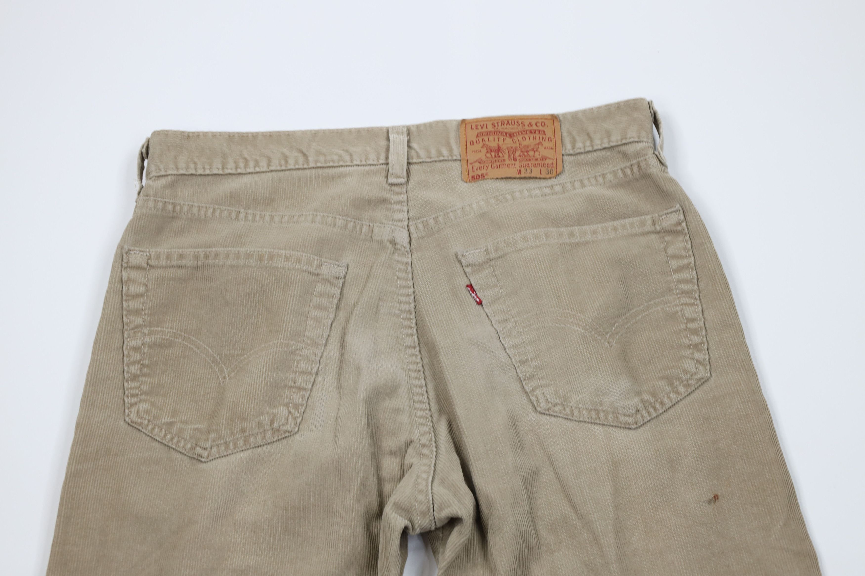 Levi's Vintage 90s Levis 505 Straight Leg Corduroy Pants USA Size US 33 - 13 Thumbnail