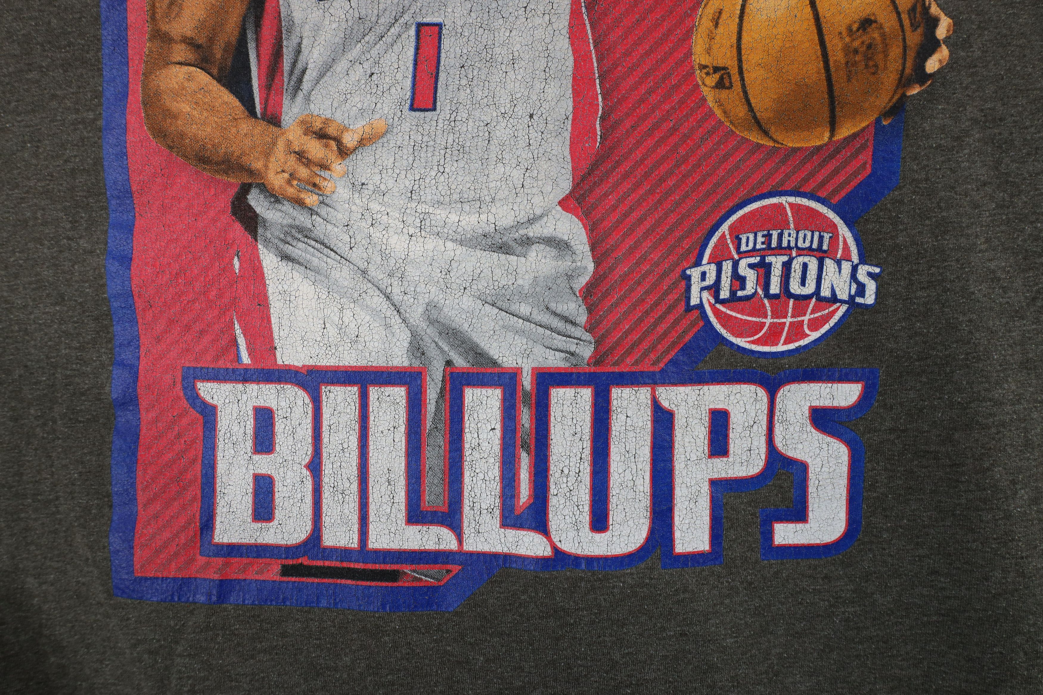 Adidas × Vintage Vintage Y2K Adidas Detroit Pistons Basketball T-Shirt Size US L / EU 52-54 / 3 - 6 Thumbnail
