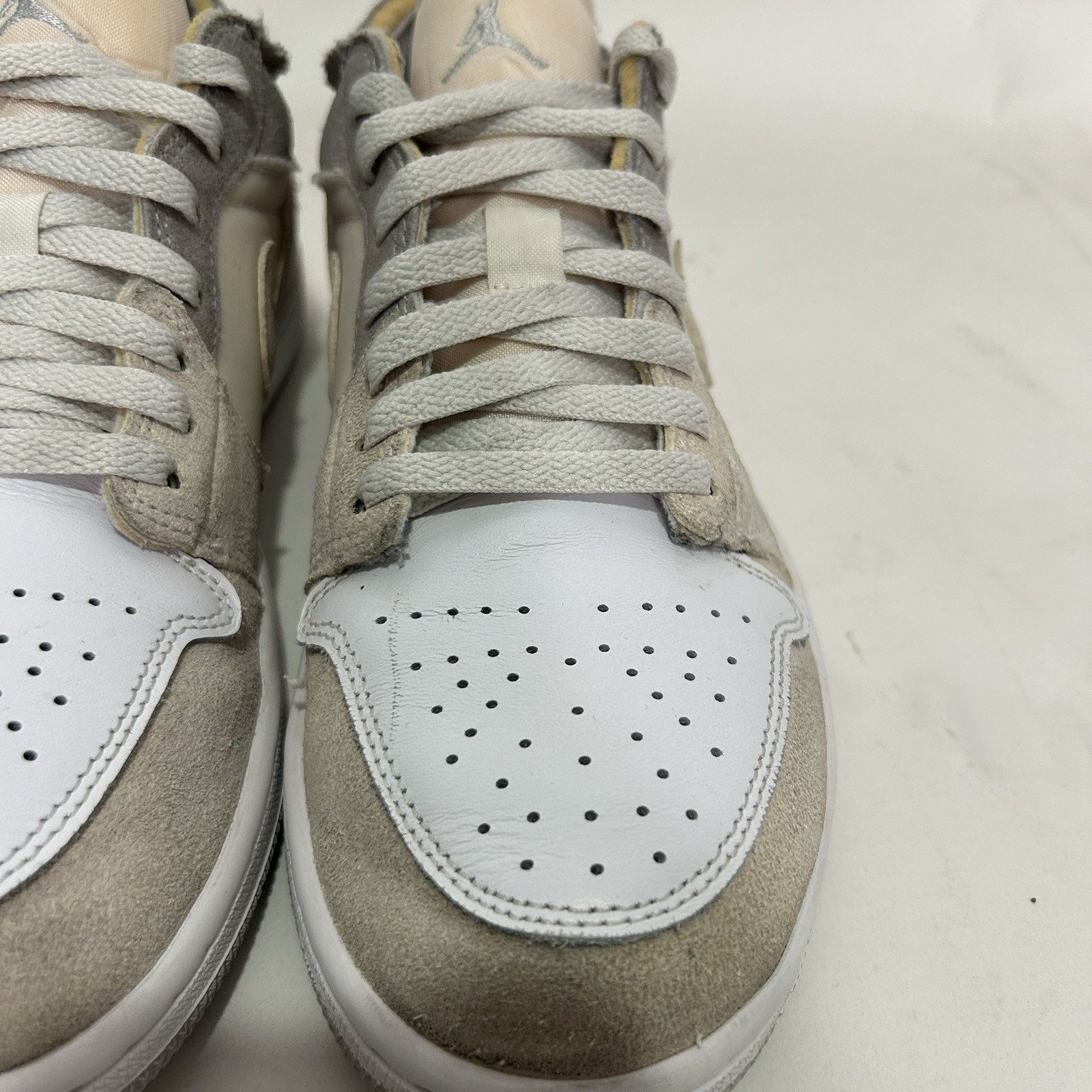 Nike Nike Air Jordan 1 Low Inside Out “Neutral Gray White” Size US 8 / EU 41 - 8 Thumbnail