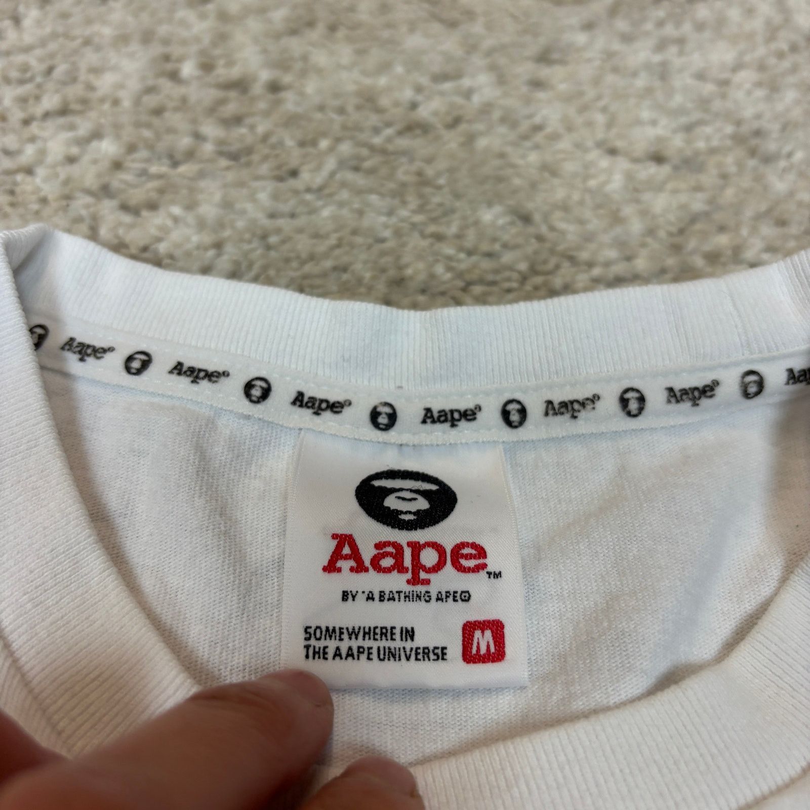 Aape × Bape Aape by A Bathing Ape Universe APUNVS T Shirt Men's Medium Size US M / EU 48-50 / 2 - 5 Thumbnail