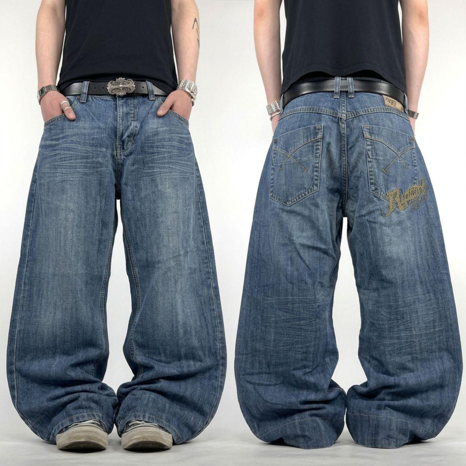 JNCO × Streetwear × Vintage RARE ! Crazy Vintage 90s Jnco Multi 