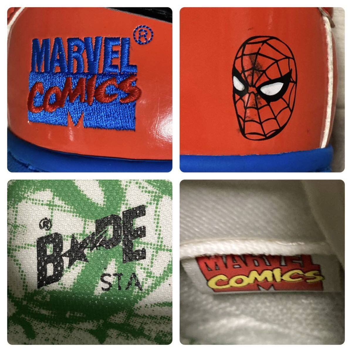 Bape × Marvel Comics × Nigo 2005 Marvel Comics patent leather BAPE STA sneakers APE NIGO Size US 9.5 / EU 42-43 - 10 Thumbnail