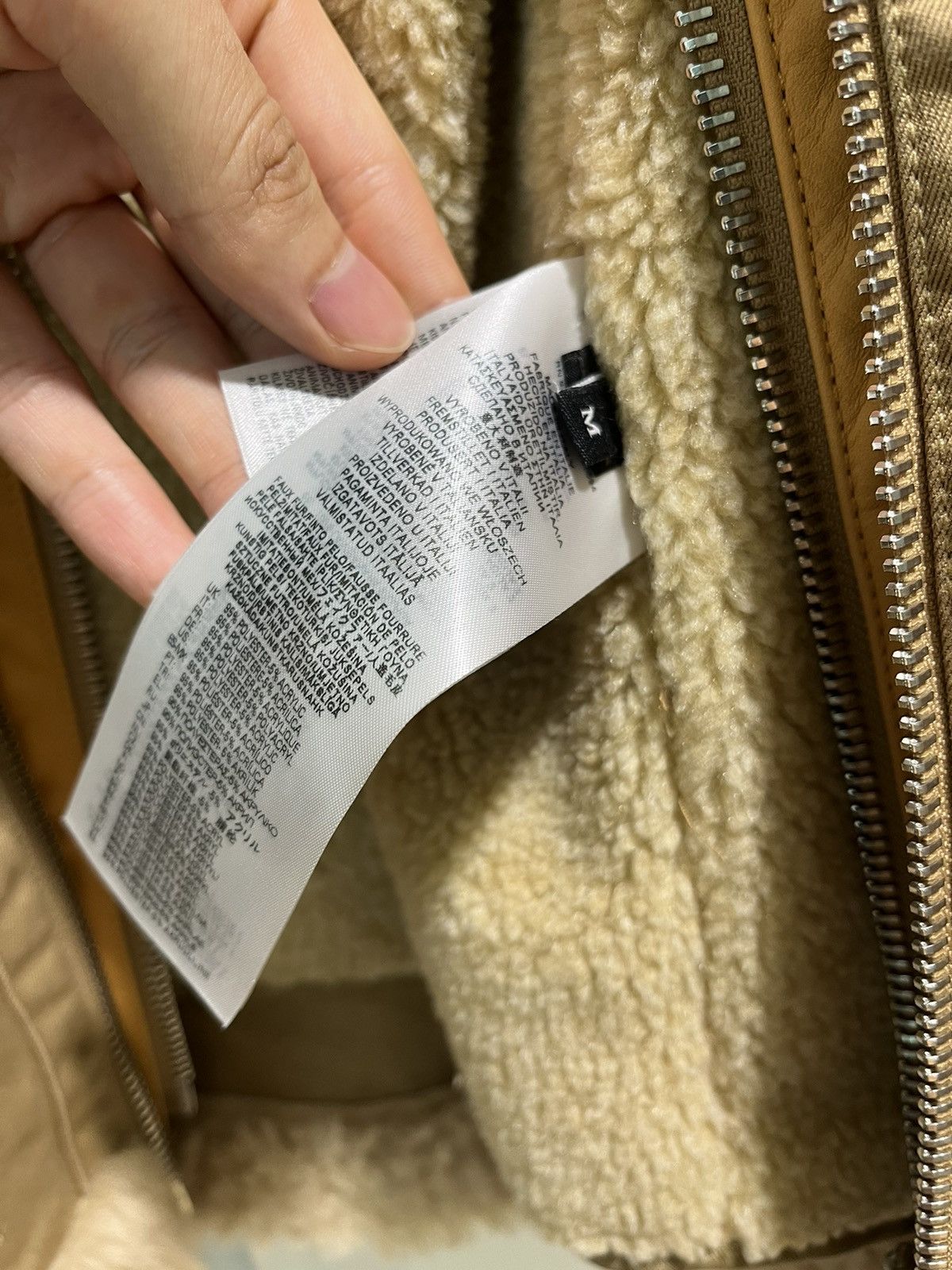 Diesel Diesel W-Dieter shearling-collar coat Size US M / EU 48-50 / 2 - 9 Thumbnail