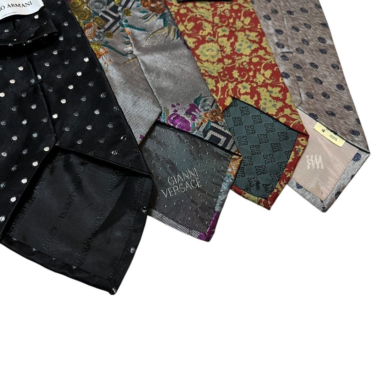 Givenchy × Issey Miyake × Versace Lot of 4 Designer Italian Silk Size ONE SIZE - 3 Thumbnail