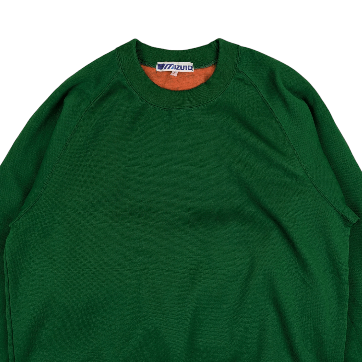 Mizuno Vintage 80's MIZUNO Plain Green Army Jumper Sweatshirt Size US M / EU 48-50 / 2 - 4 Thumbnail