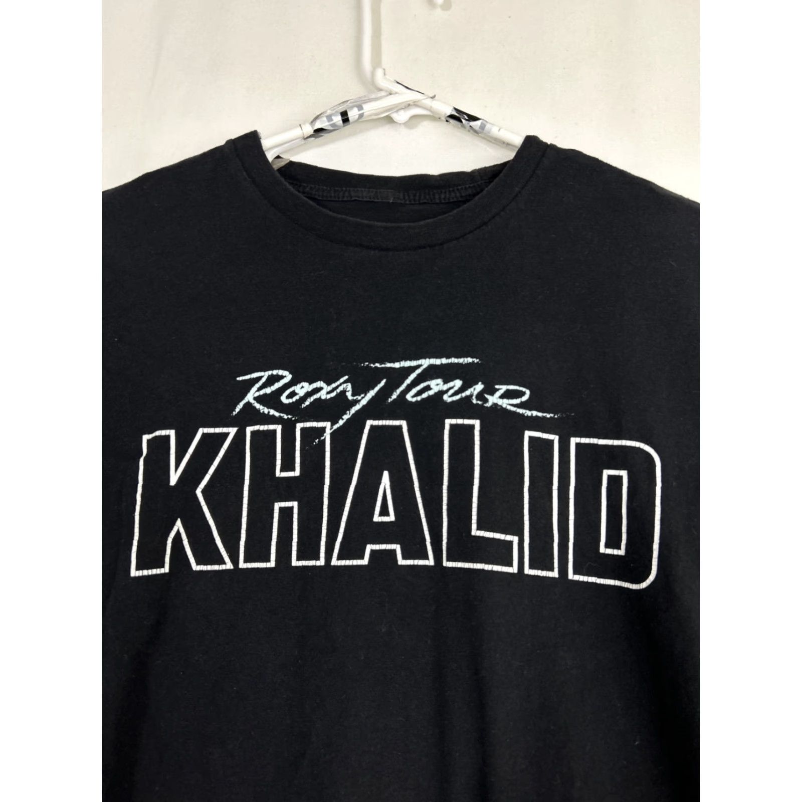 Vintage VINTAGE Khalid Roxy Tour Tee Shirt M Black Double-Sided 2018 Tour Dates Mens Slim? Regular? T-Shirt Size US M / EU 48-50 / 2 - 2 Thumbnail