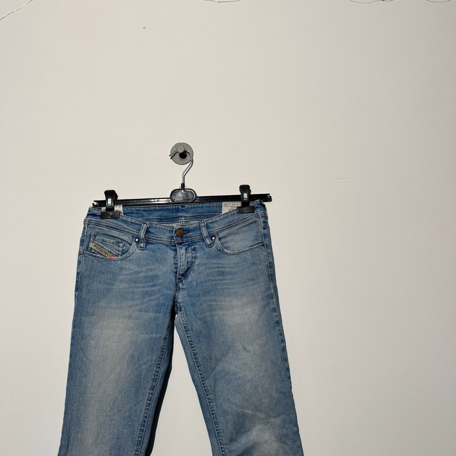 Diesel Vintage Diesel Unisex Blue Cotton Denim Pants Size W27 L32 Size US 27 - 2 Thumbnail