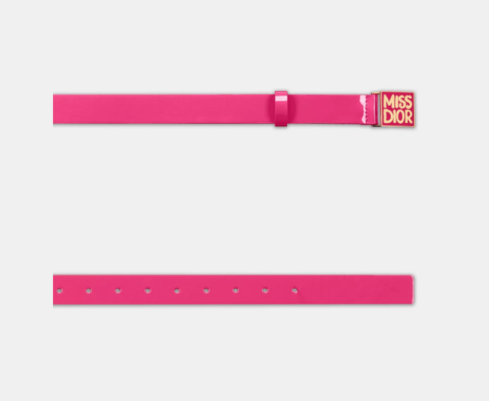 Dior o1w1db10525 Size :OS / B0598U Dior Graffiti Belt in Fuchsia Size ONE SIZE - 2 Thumbnail