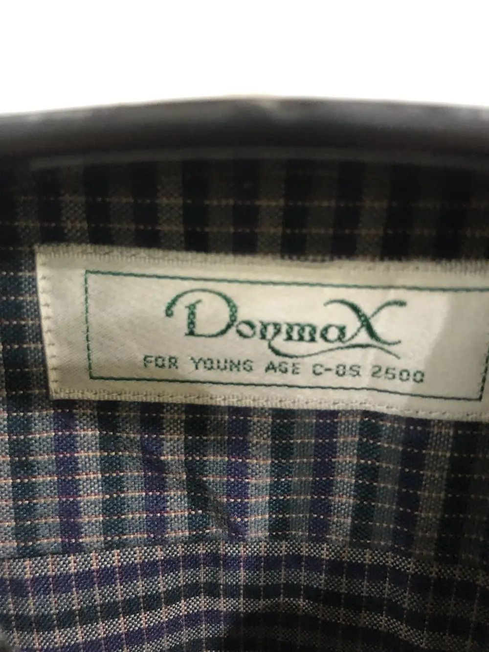 Vintage Vintage Donmax Flannel Shirt 👕 Size US S / EU 44-46 / 1 - 3 Thumbnail