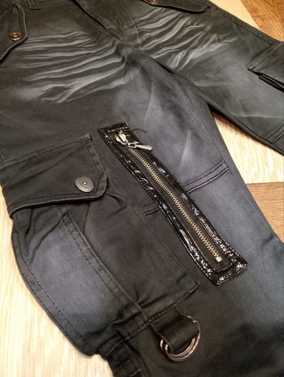LOWBOX LOWBOX JAPAN MANY POCKET STRETCH FLARED PANTS Size US 32 / EU 48 - 5 Thumbnail