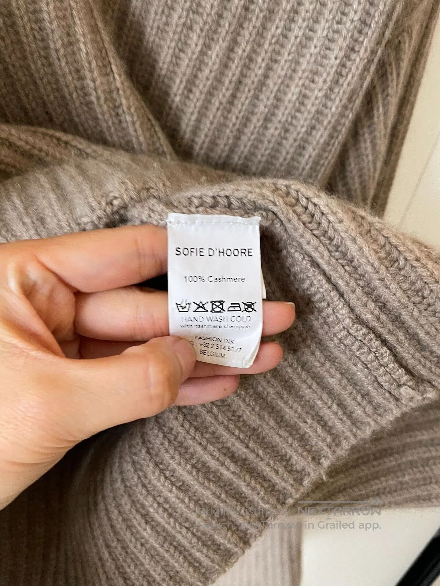 SOFIE D'HOORE Sofie D'Hoore Classic Cashmere Sweater. Size M / US 6-8 / IT 42-44 - 3 Thumbnail
