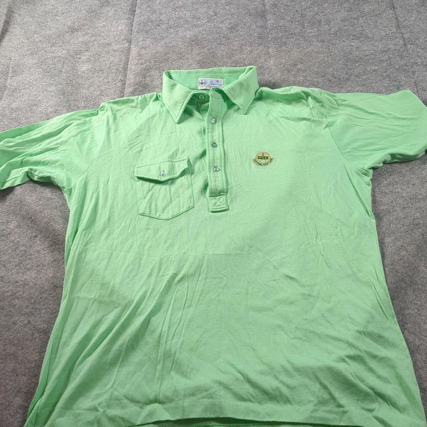 Designer VTG Pickering Polo Shirt Men's XL Green PGA 1987 Champion Size US XL / EU 56 / 4 - 1 Thumbnail
