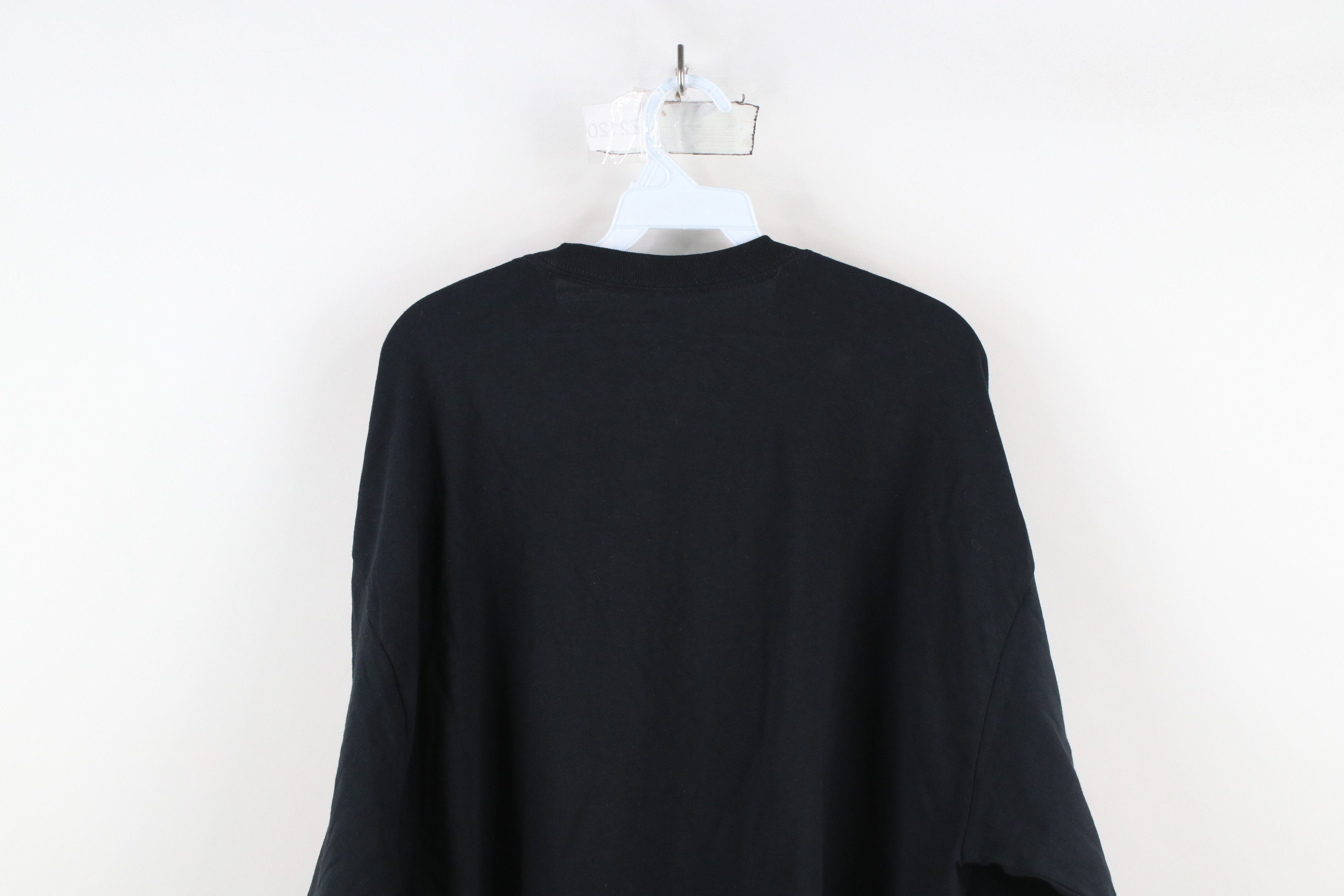 Vintage Vintage 90s Streetwear Long Sleeve T-Shirt Black Cotton Size US XXL / EU 58 / 5 - 7 Thumbnail