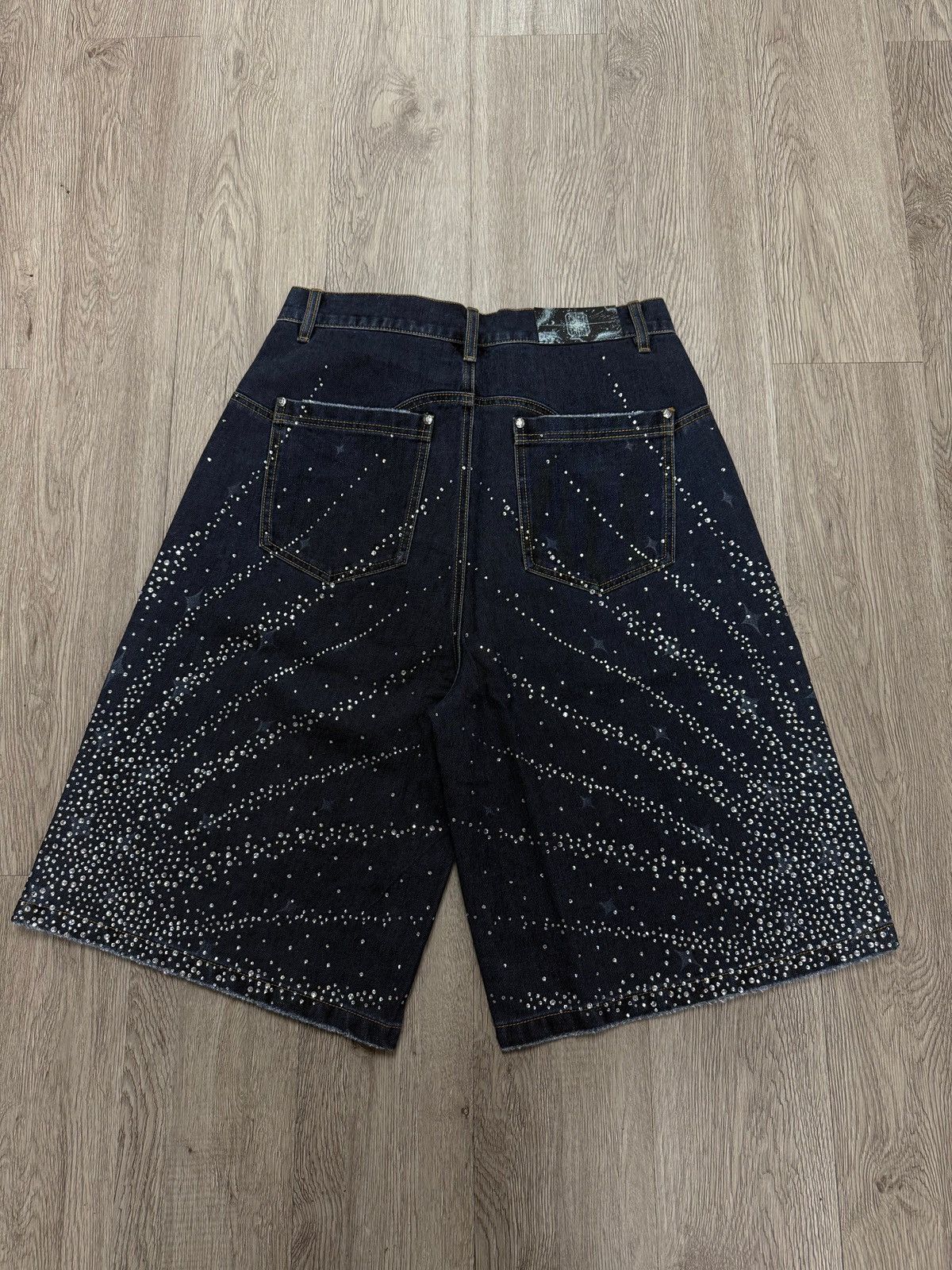 Birth of Royal Child Birth Of Royal Child 20K Diamond Starlight Denim Shorts Blue Size US 30 / EU 46 - 2 Thumbnail