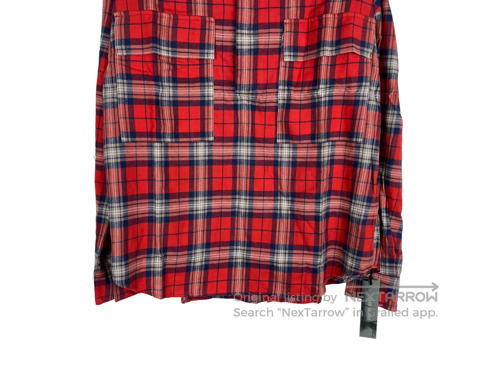 Fear of God FEAR OF GOD Main Line Plaid Long Sleeve Henry Neck Shirt Size US M / EU 48-50 / 2 - 5 Thumbnail