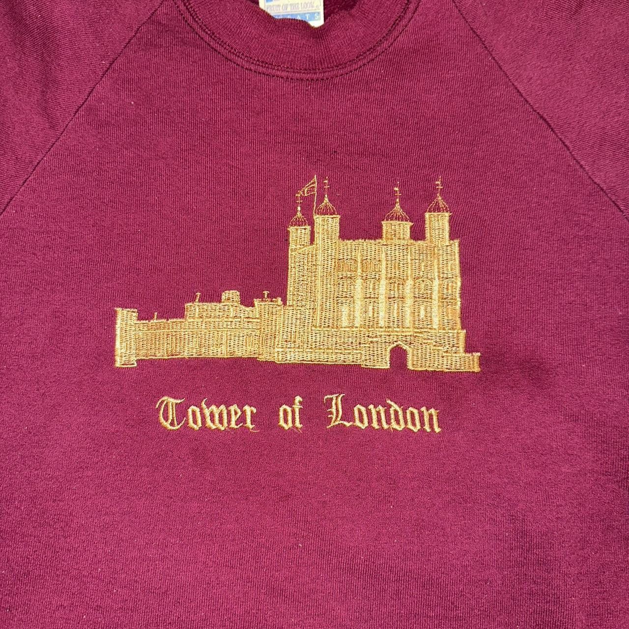 Other Vintage 90’s Tower of London Crewneck Sweatshirt Size US XL / EU 56 / 4 - 3 Thumbnail