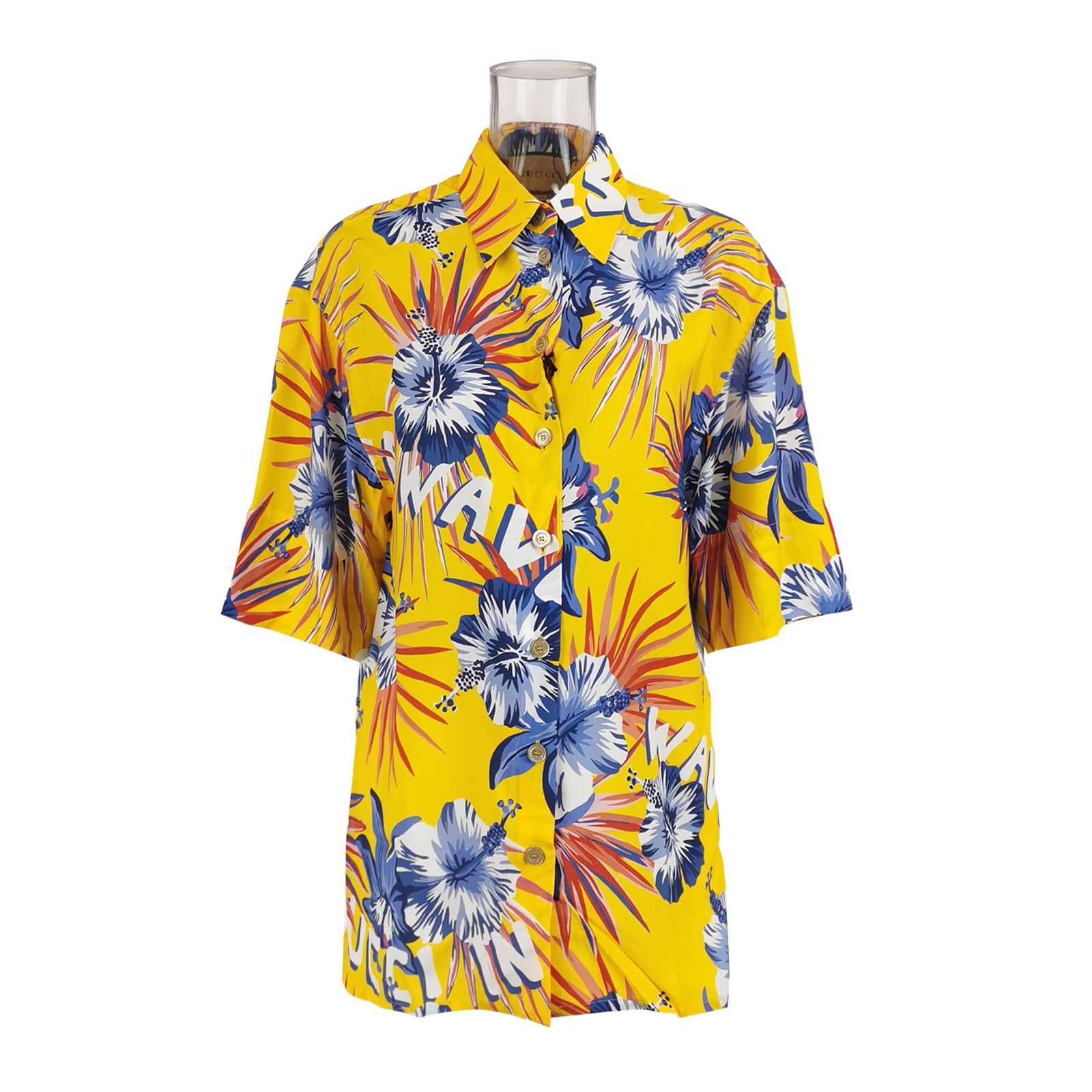 Gucci Gucci Floral Print Button Down Shirt US M Size US M / EU 48-50 / 2 - 1 Thumbnail