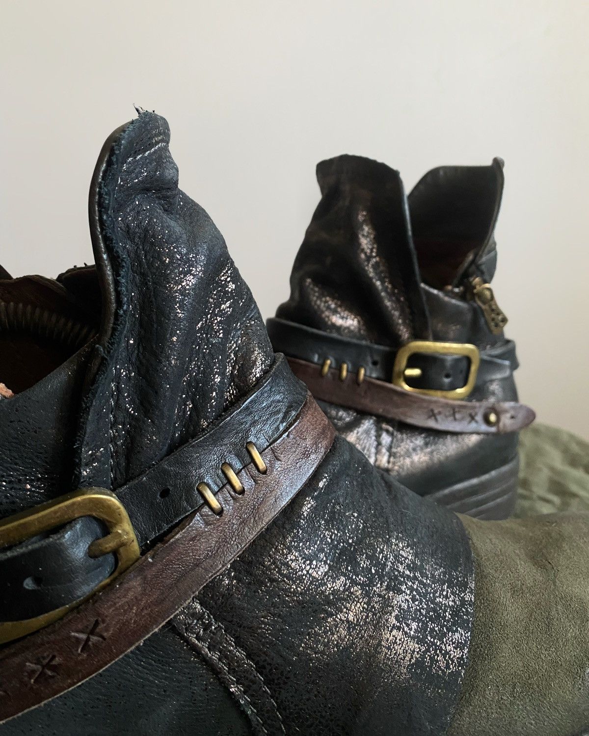 A.S.98 A.S.98 Tornado zip Avant Garde Cowboy Western western boots Size US 8 / IT 38 - 3 Thumbnail