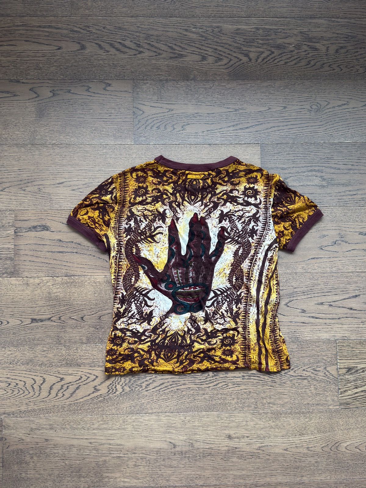 Jean Paul Gaultier Jean Paul Gaultier Maille 1994 Devil Hand & Dragon T Shirt Size US S / EU 44-46 / 1 - 7 Thumbnail