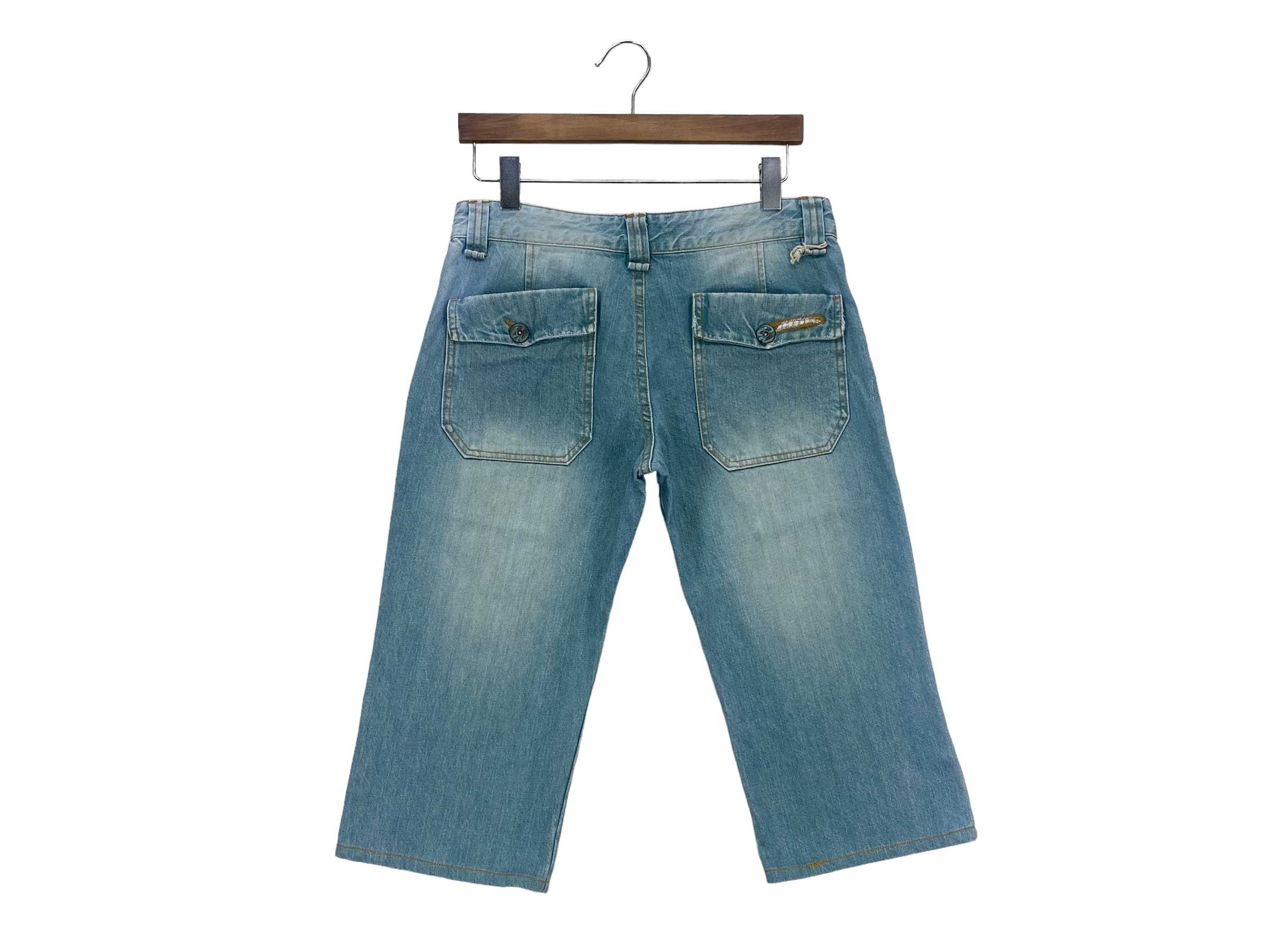 Japanese Brand Back Number Japan Cargo Short Jeans Pants Size US 31 - 2 Thumbnail