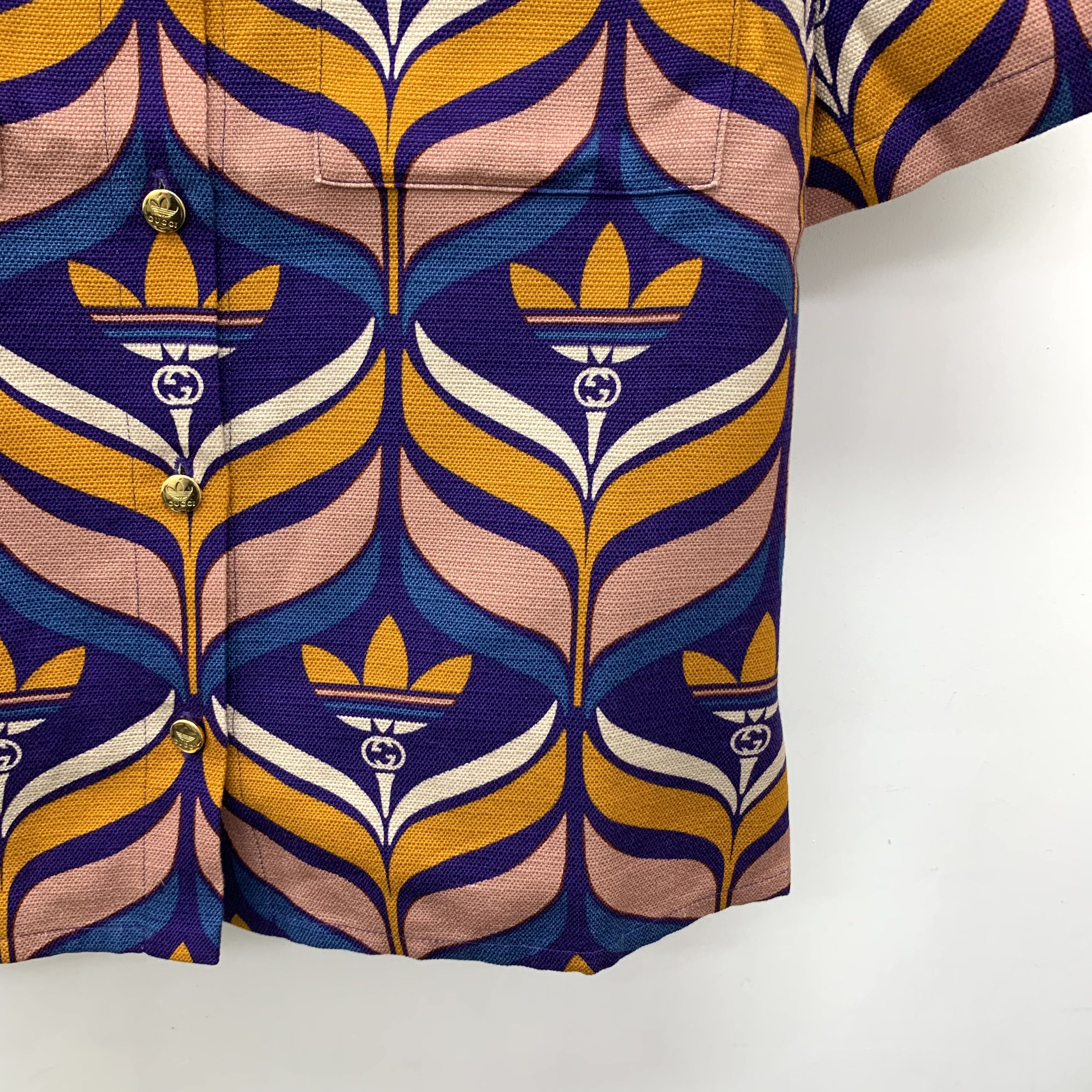 Gucci Gucci x Adidas Logo Print Shirt (M) Size US M / EU 48-50 / 2 - 4 Thumbnail